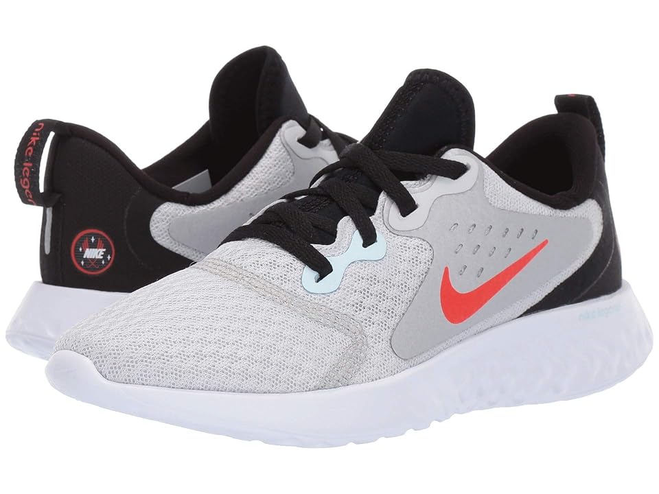 

Nike Kids Legend SD (Little Kid) (Pure Platinum/Team Orange/Black) Boys Shoes, Multi