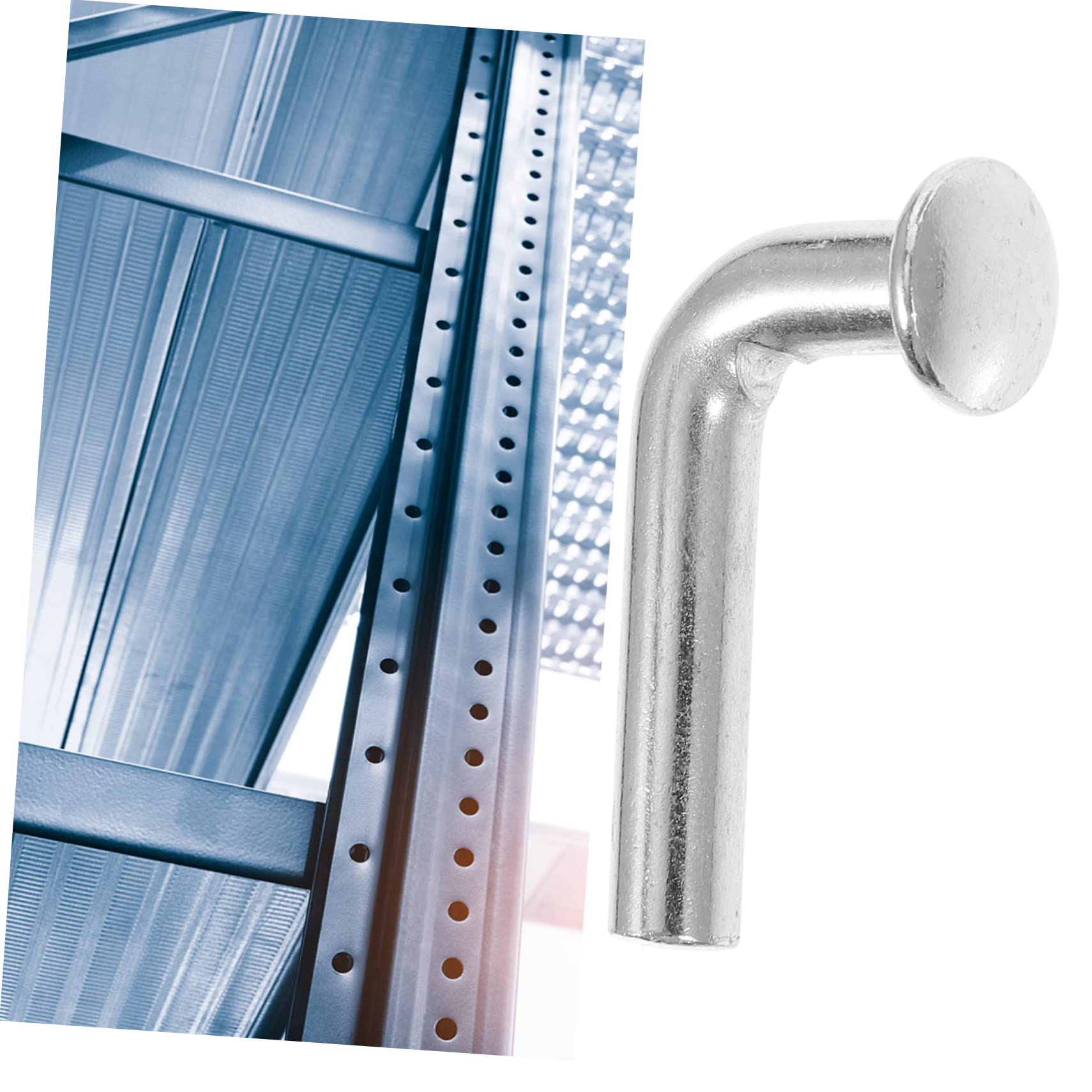 HOMOCONO Galvanized Latches 100pcs Set Pallet Racking Hooks Drop Pin Safety Pin