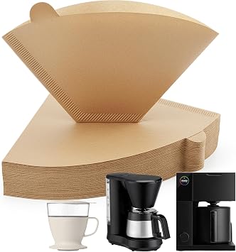 MIMORE Coffee Filters 2-120 PCS 2 Coffee Filters Cone for OXO Pour Over, Cuisinart 5 Cup - #2 Coffee Filter Compatible with Fellow Aiden 10-Cup Single Serve Basket