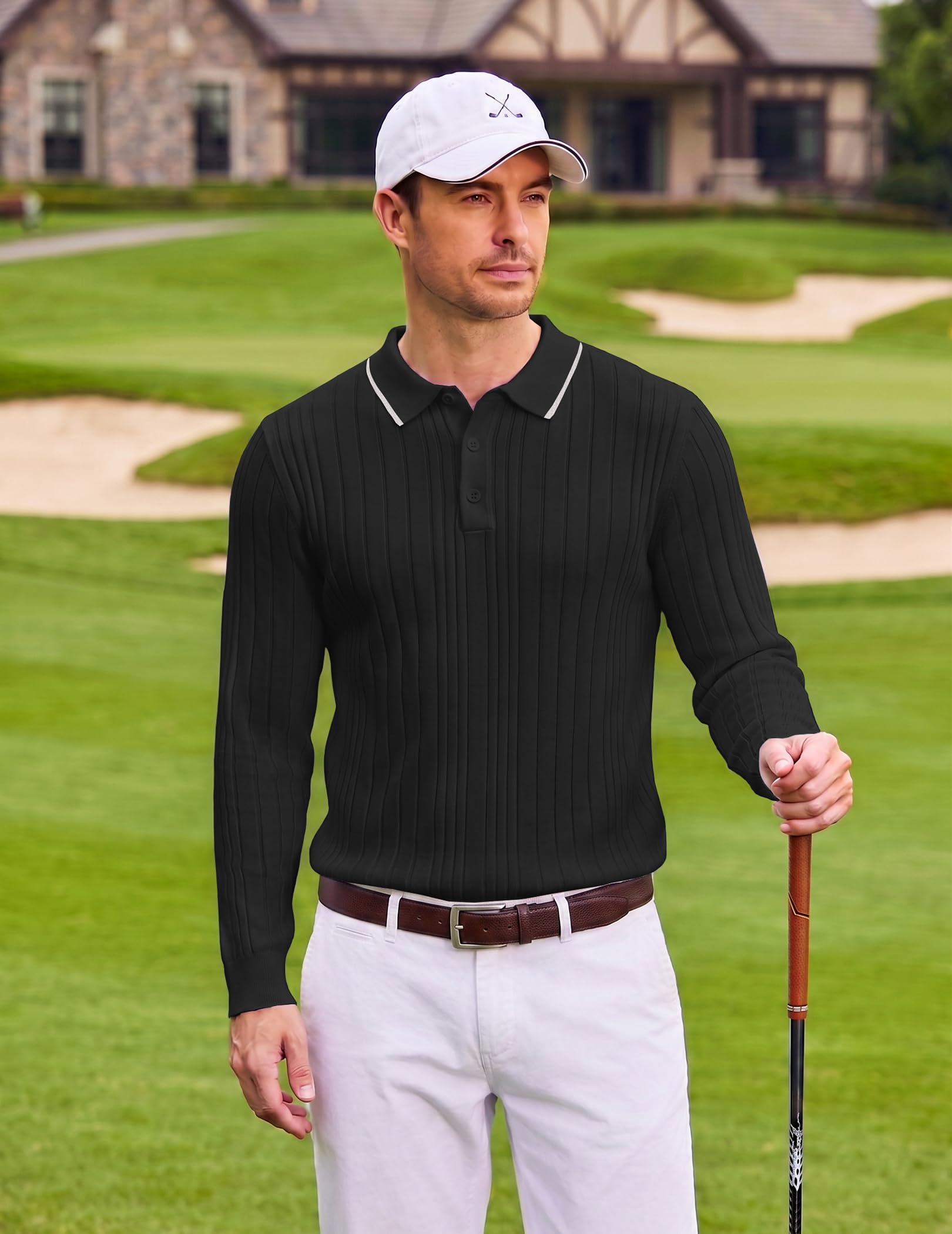 Coofandy Men Polo Shirt Morbido Uomo (Pacco da 1)