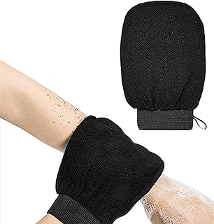 قفازات تقشير للجسم للرجال والنساء، عميق ويساعد على تنظيف البشرة وإزالة الجلد الميت بفعالية، يعمل كليفة لتنظيف البشرة وتجديدها، من جود تول