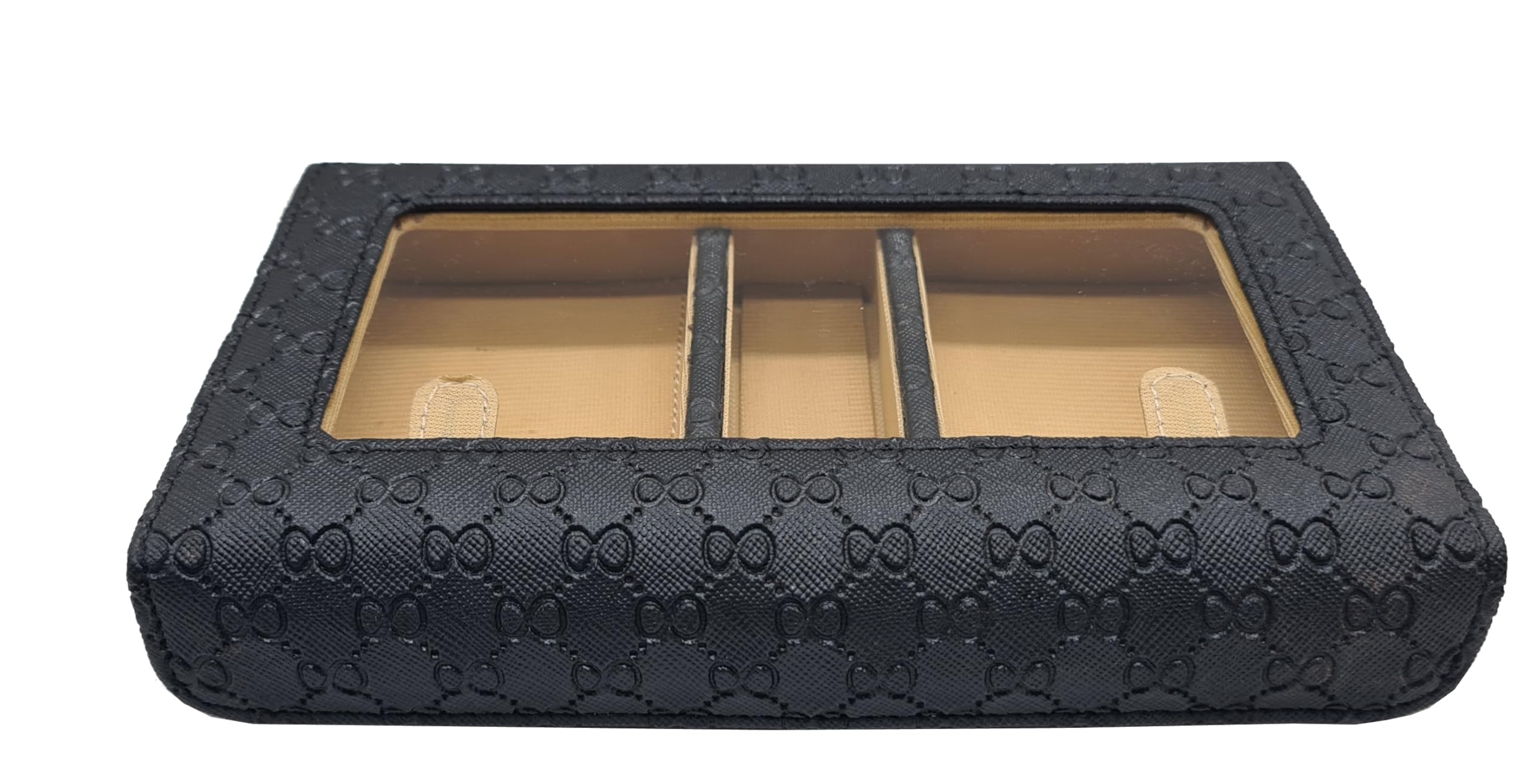 essart faux leather Playing card box with transparent window/2 card slot/Size-12 x 18.5 x 3 cm/Easy to Carry/Attractive & Presentable (D-Black) (B0DFPQX51C) Amazon Price History, Amazon Price Tracker