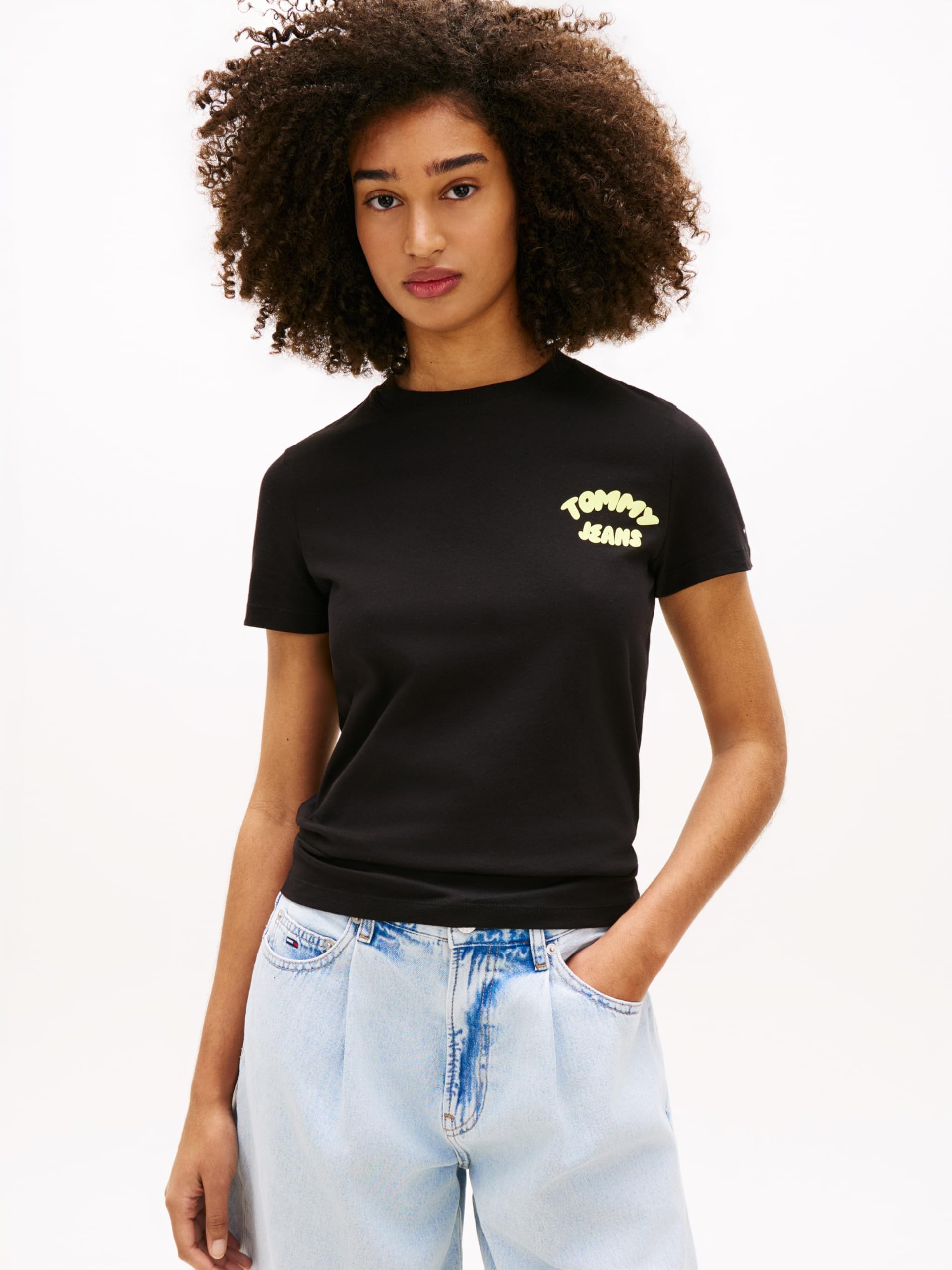 Tommy Hilfiger TJW REG TJ BUBBLE SS TEE EXT T-shirt Kadın