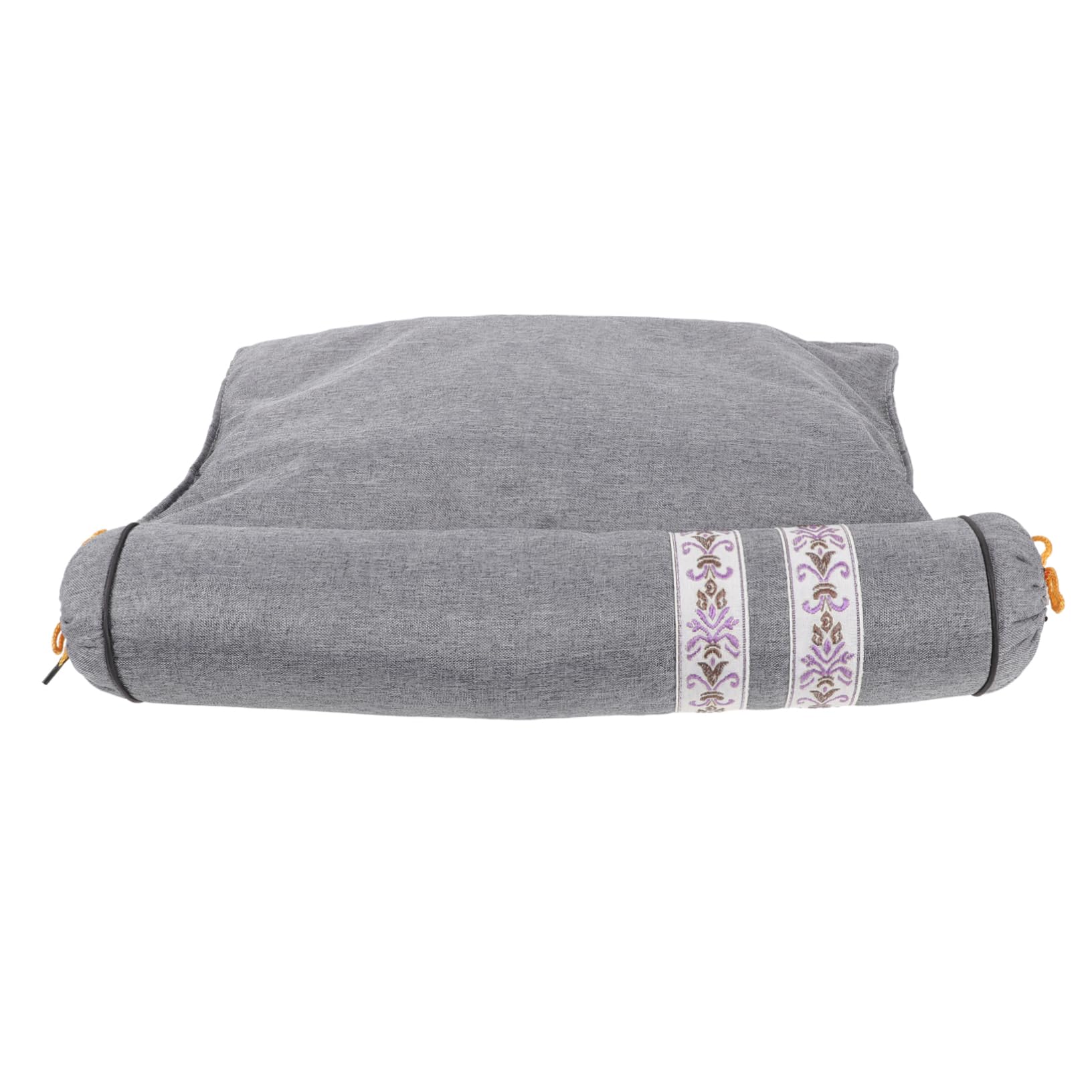 Zerodeko Almohada Inteligente de Apoyo Cervical, Rodillo para Cuello y Lumbar, Transpirable y Ligera, para Dormir en Casa o Viaje, Tela