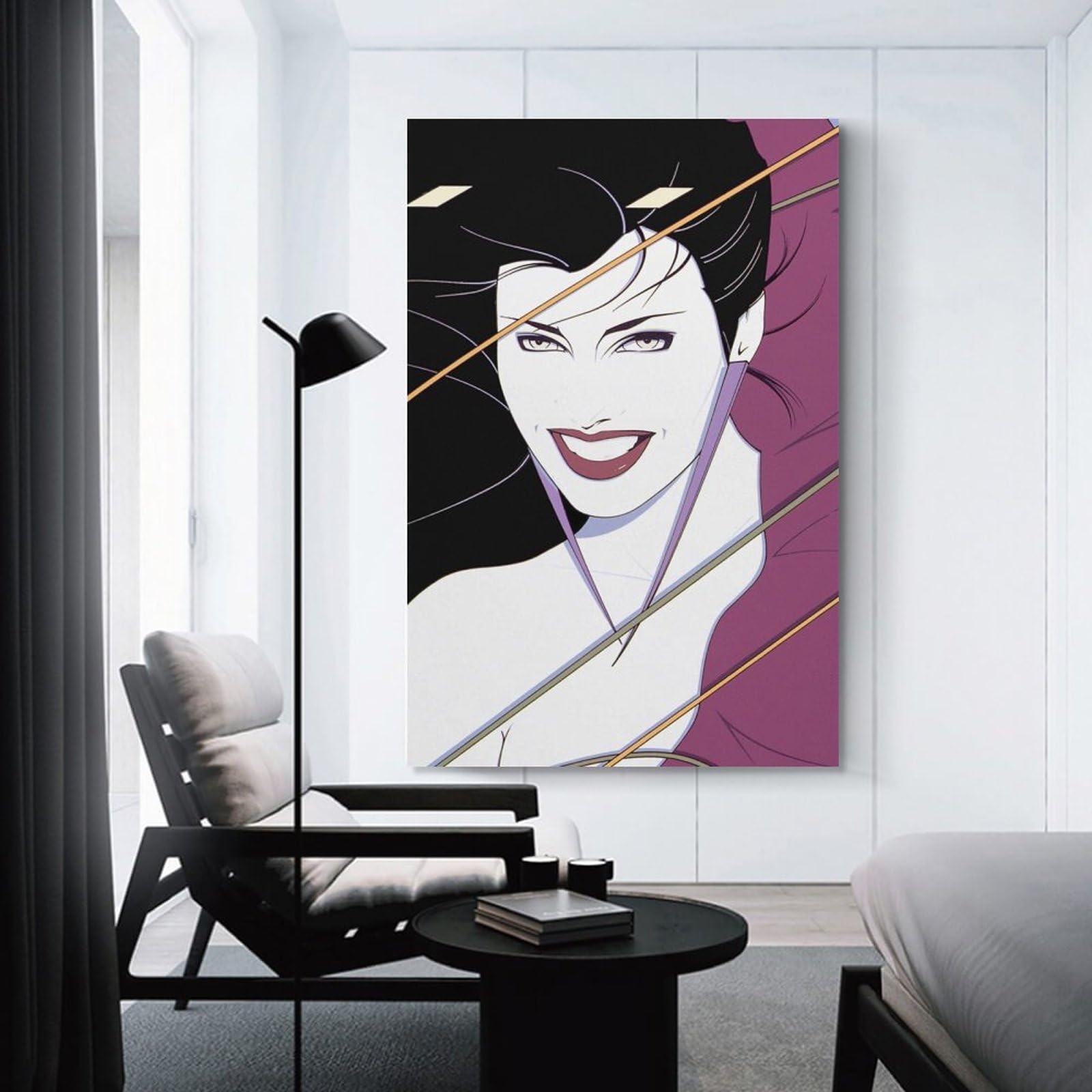 Amazon.com: Patrick Nagel Simple Art Illustration (79) Wall Art