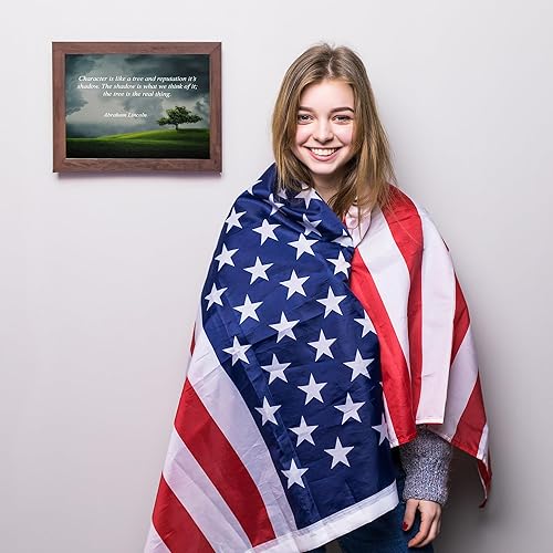 Miniatura 4 de Character Is Like a Tree - Abraham Lincoln Inspirational Wall Decor Print, Patriotic Landscape Motivational Art For Home Decor, Office Decor,