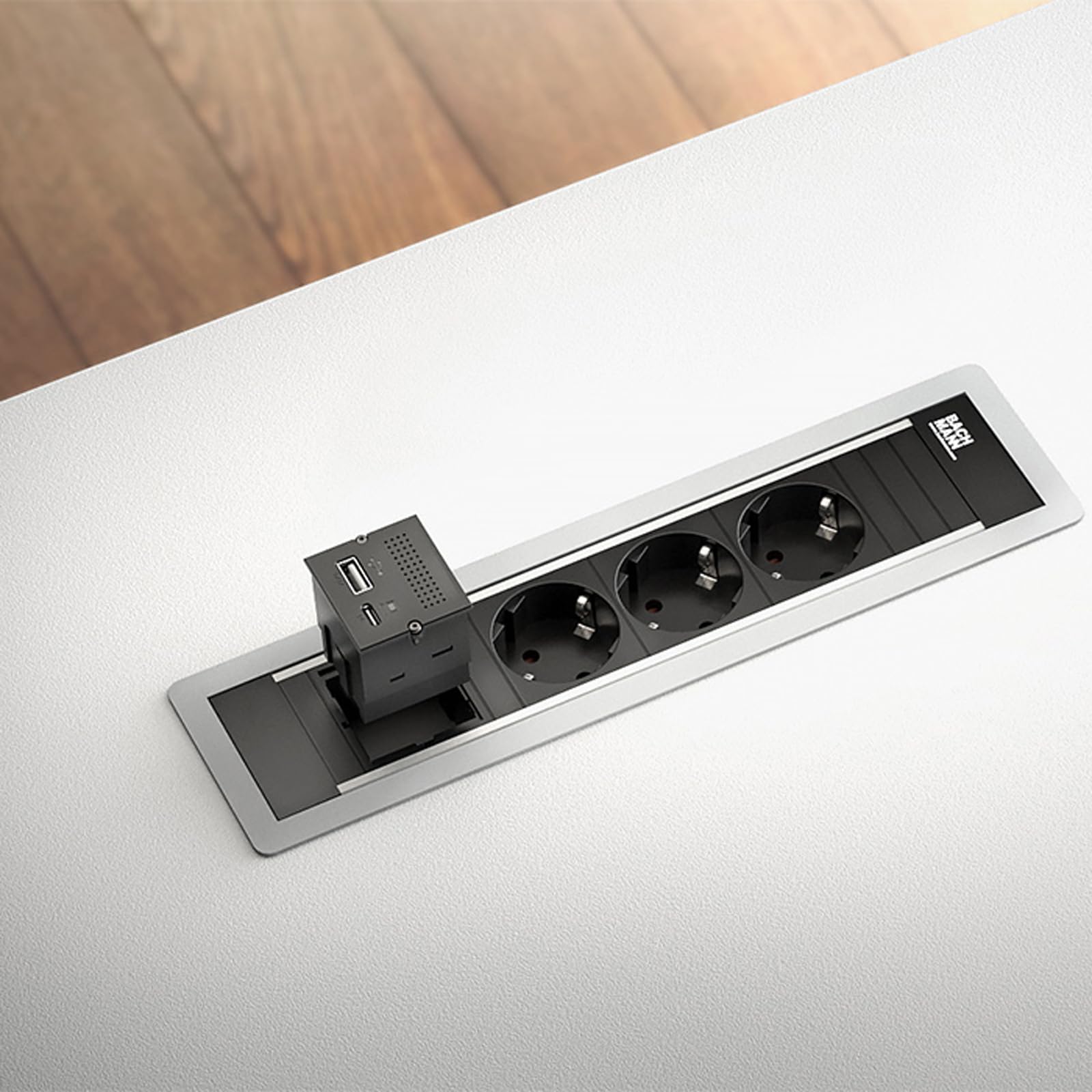BACHMANN Modul Portreplikator 2X USB, RJ45, Mini DisplayPort, USB-C, PowerDelivery 100W