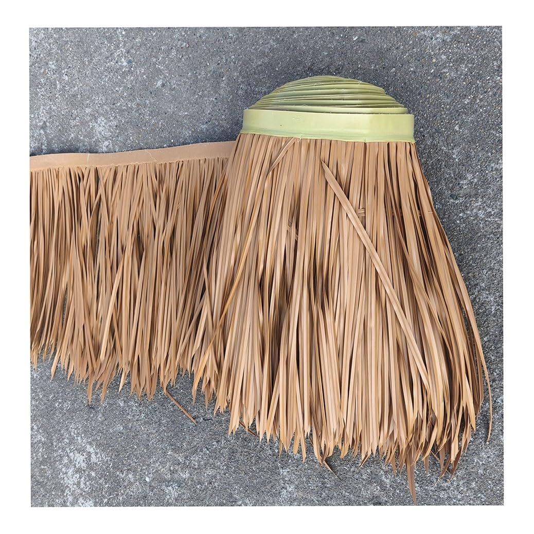 Palmier faux chaume jaune pour décoration exotique abris de jardin