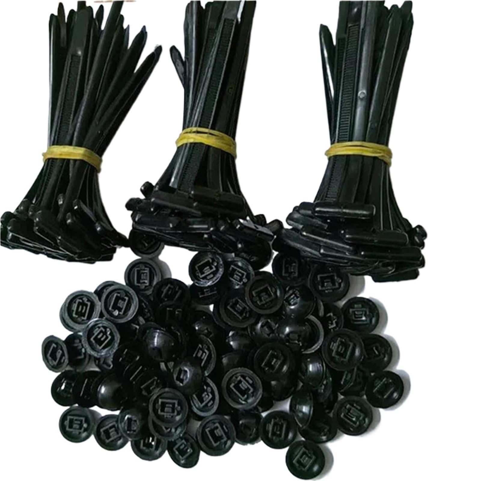Yangshe 900Pcs Nylon Universal Cable Ties With Buckle Self-Locking For Automotive Maintenance Fixing