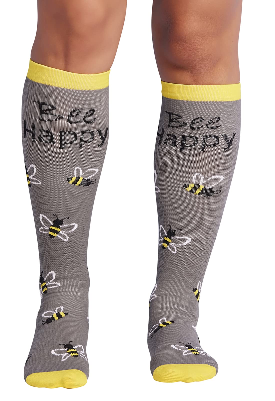 Chaussettes de compression femme imprimées pour jambes légères