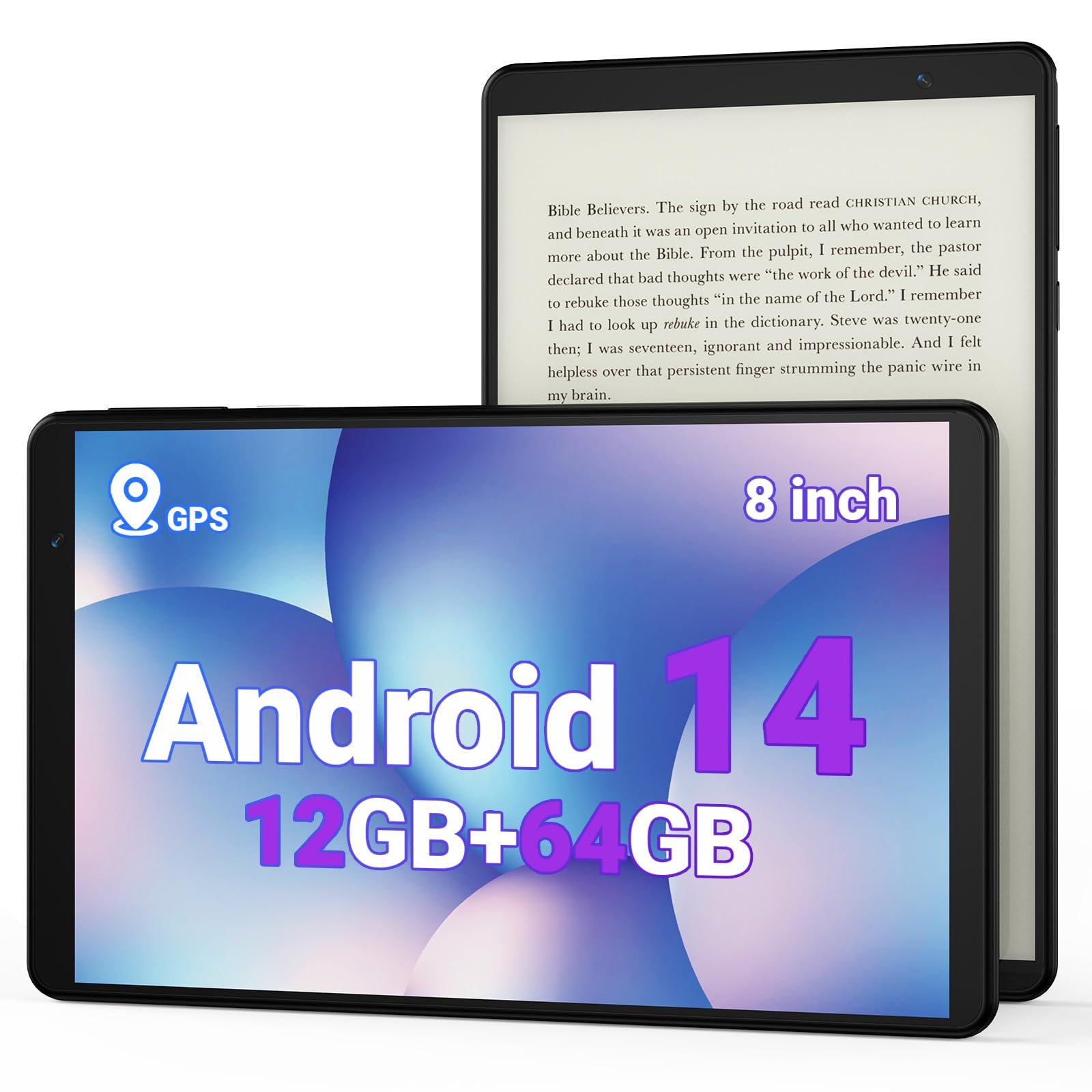 8インチ Wi-Fiモデル Android 14タブレット 12GB+64GB Amazon.co.jp: タブレット 8インチ Android 14、12GB+64GB、2TB