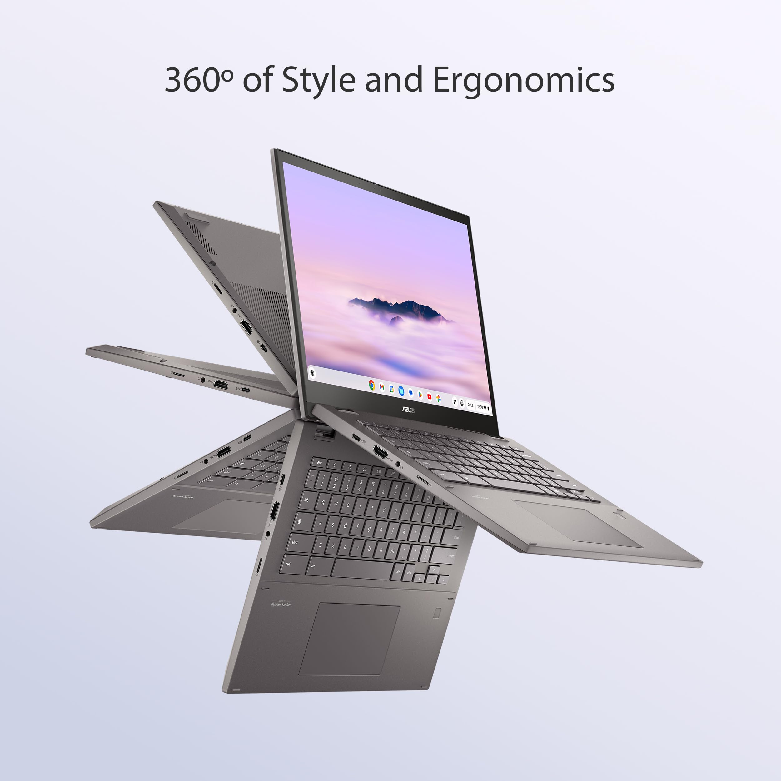 ASUS Chromebook CM34 Flip Laptop, 14