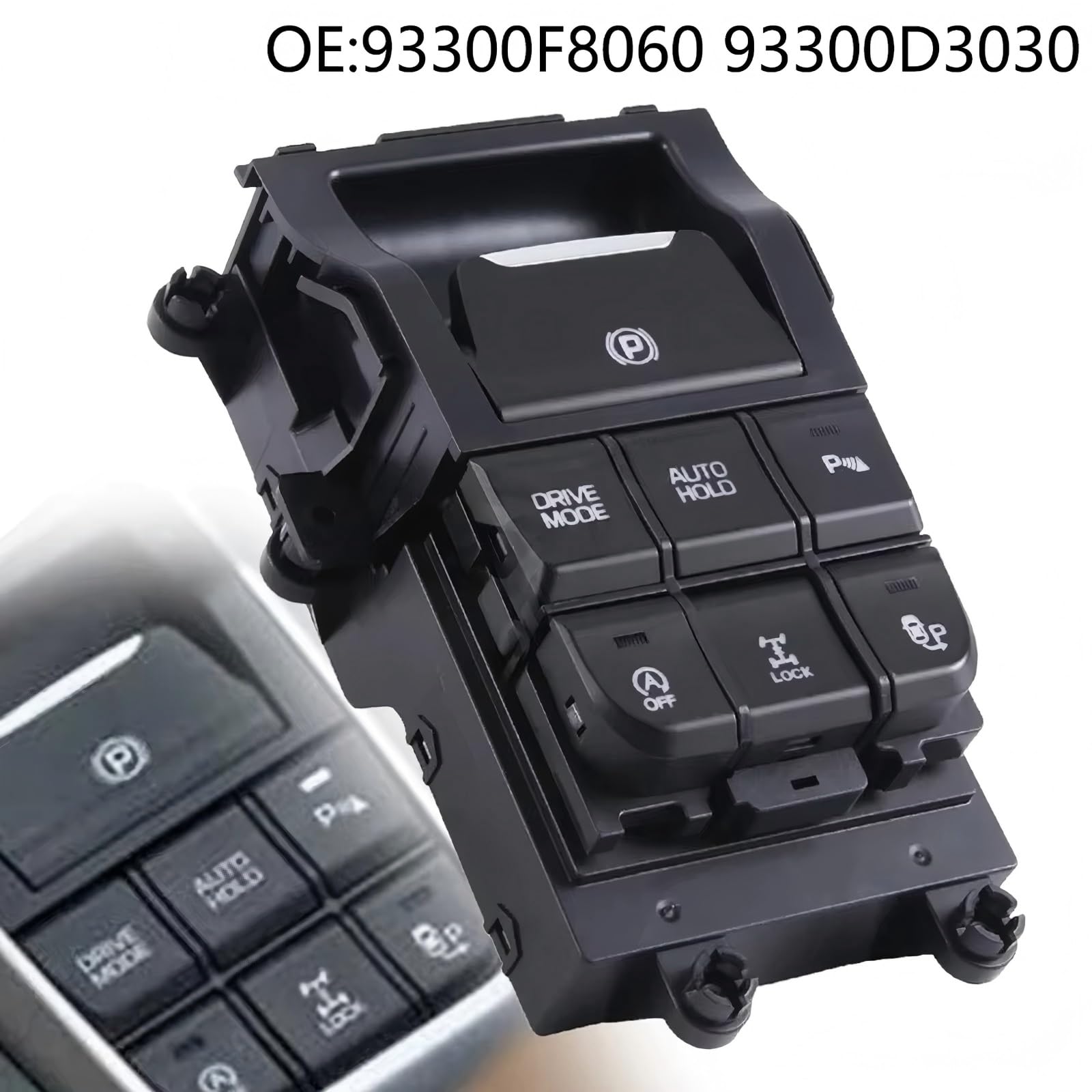 Compatible Avec Hyundai Pour Tucson Pour TL 2015-2018 Bouton Stationnement Interrupteur Maintien Automatique Frein À Main Ascenseur Voiture Arrière 93300F8060 Pièces Voiture
