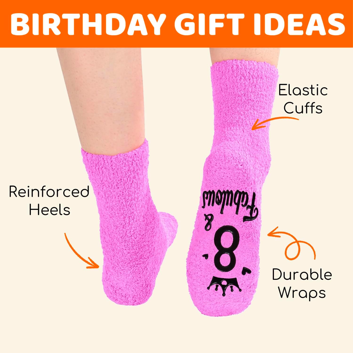 HAPPYPOP Birthday Gift Ideas - Socks for Kids Age 5-12, Presents for 5-12 Years Old Girls - Image 5