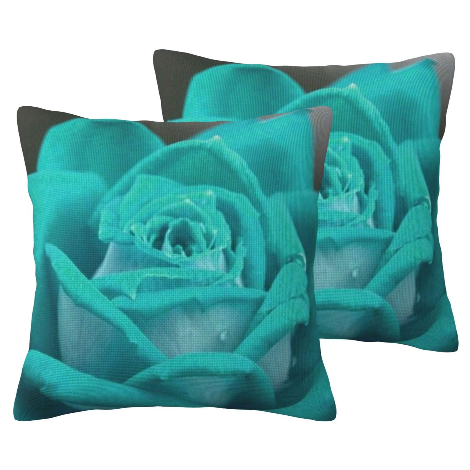 Housses de coussin pour canapé salon effet lin rose décoratives