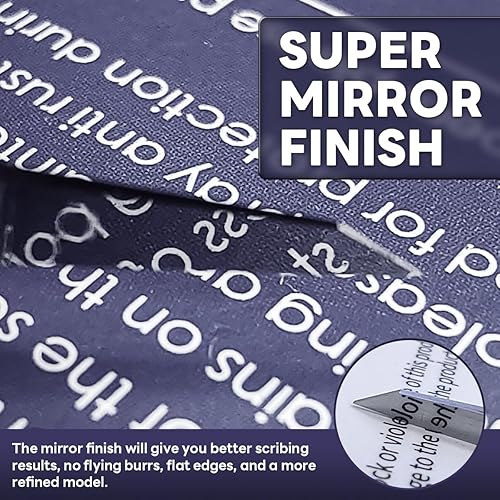 Miniatura 43 de stedi Cincel modelo Scriber, cuchillas de acero de tungsteno 0.004 in, para modelar aficiones, modelo de escala RG, kit de modelo de Gundam