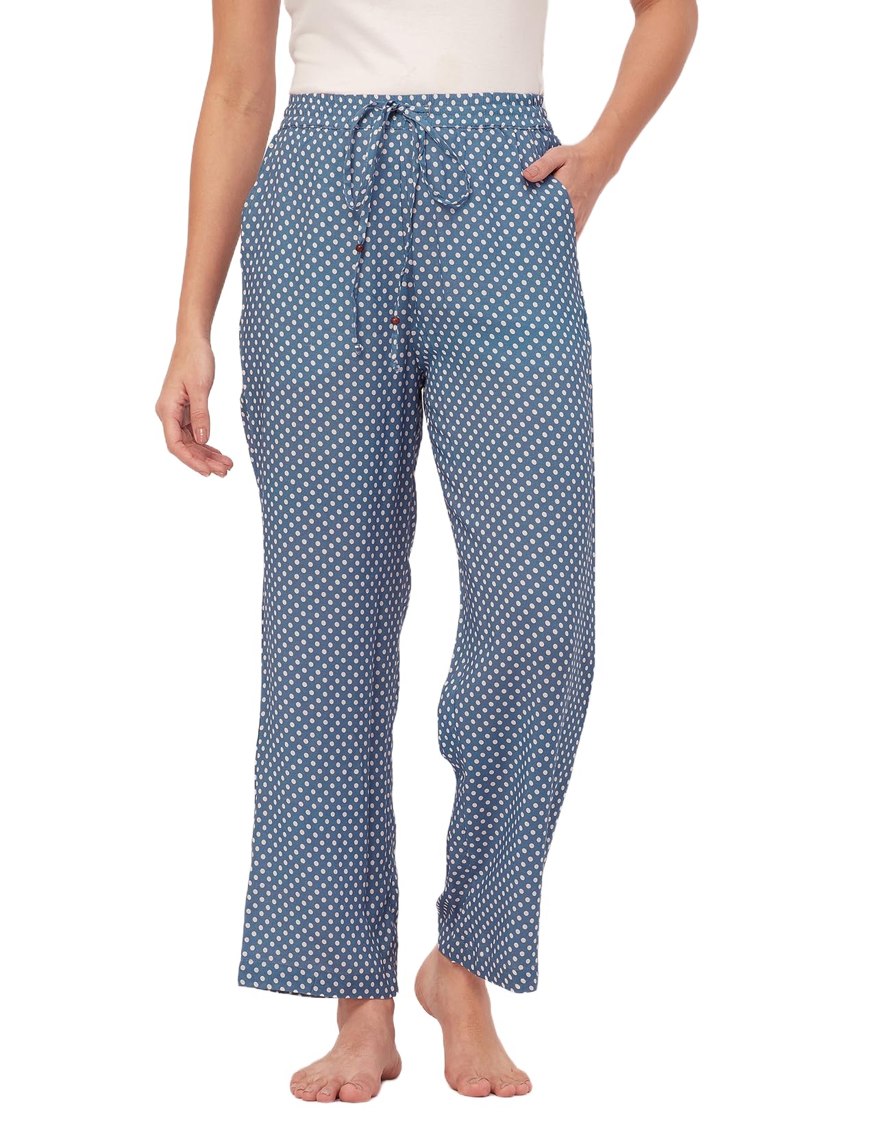 Sleepwear, Printed Elastic Waist Pajamas, Women’S Lounge Pant With Pockets-image-6