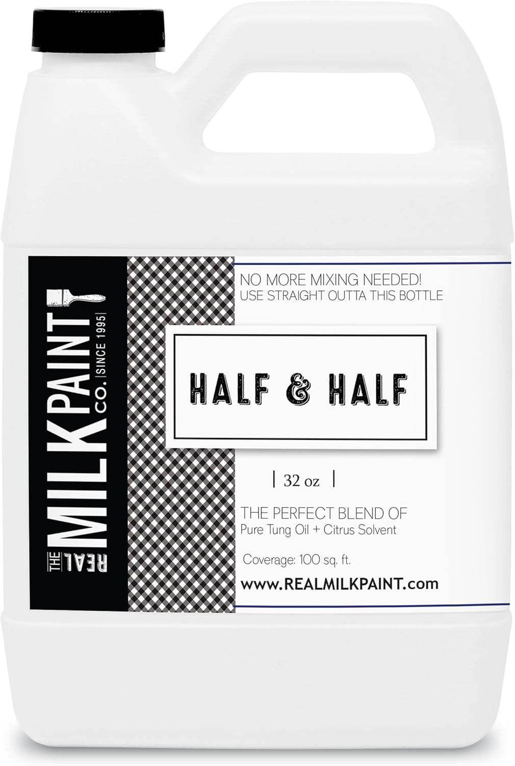 Real Milk Paint, Half and Half, Pure Tung Oil and Orange Peel Oil for Wood Finishing