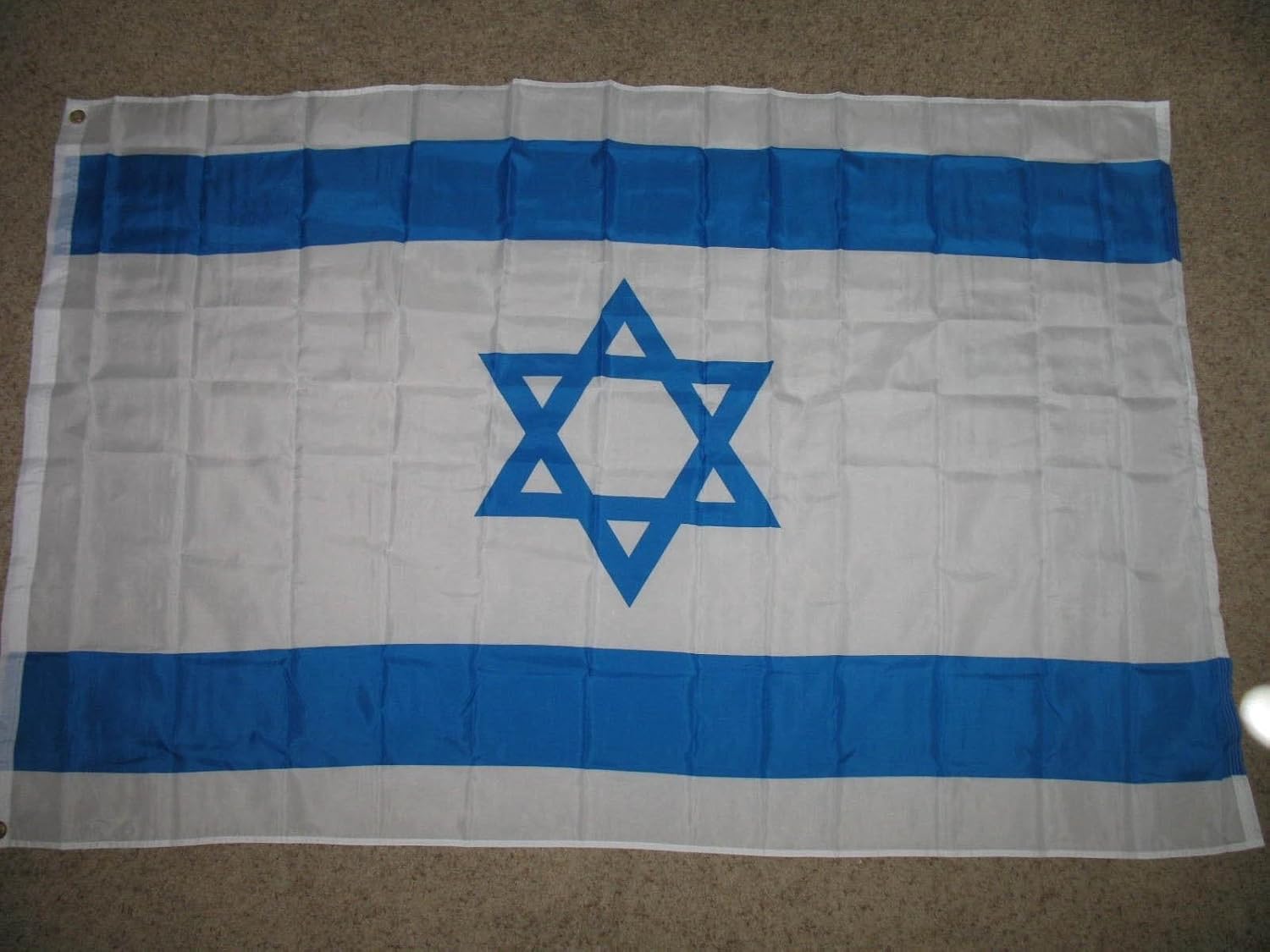 Israel Jewish Flag 4X6 Foot Flag Banner (150 Denier) Superpoly Indoor/Outdoor