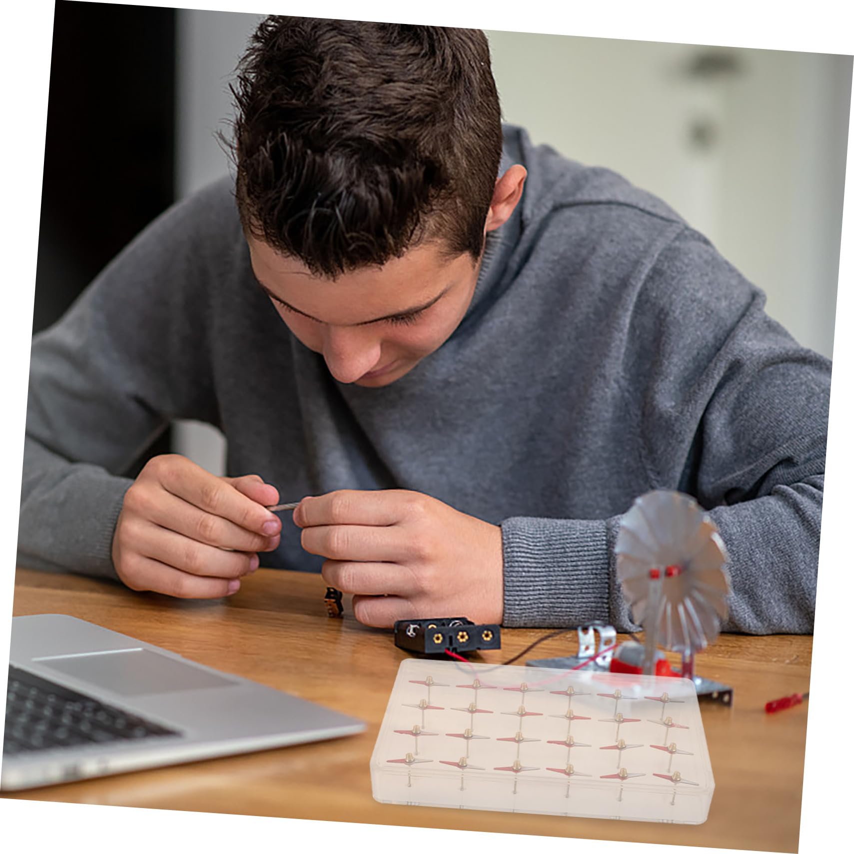 Kit Pédagogique de Modèle Magnétique pour Cours de Science 24 Aiguilles Magnétiques en Plastique pour Élèves, pour Projets DIY et Démonstrations
