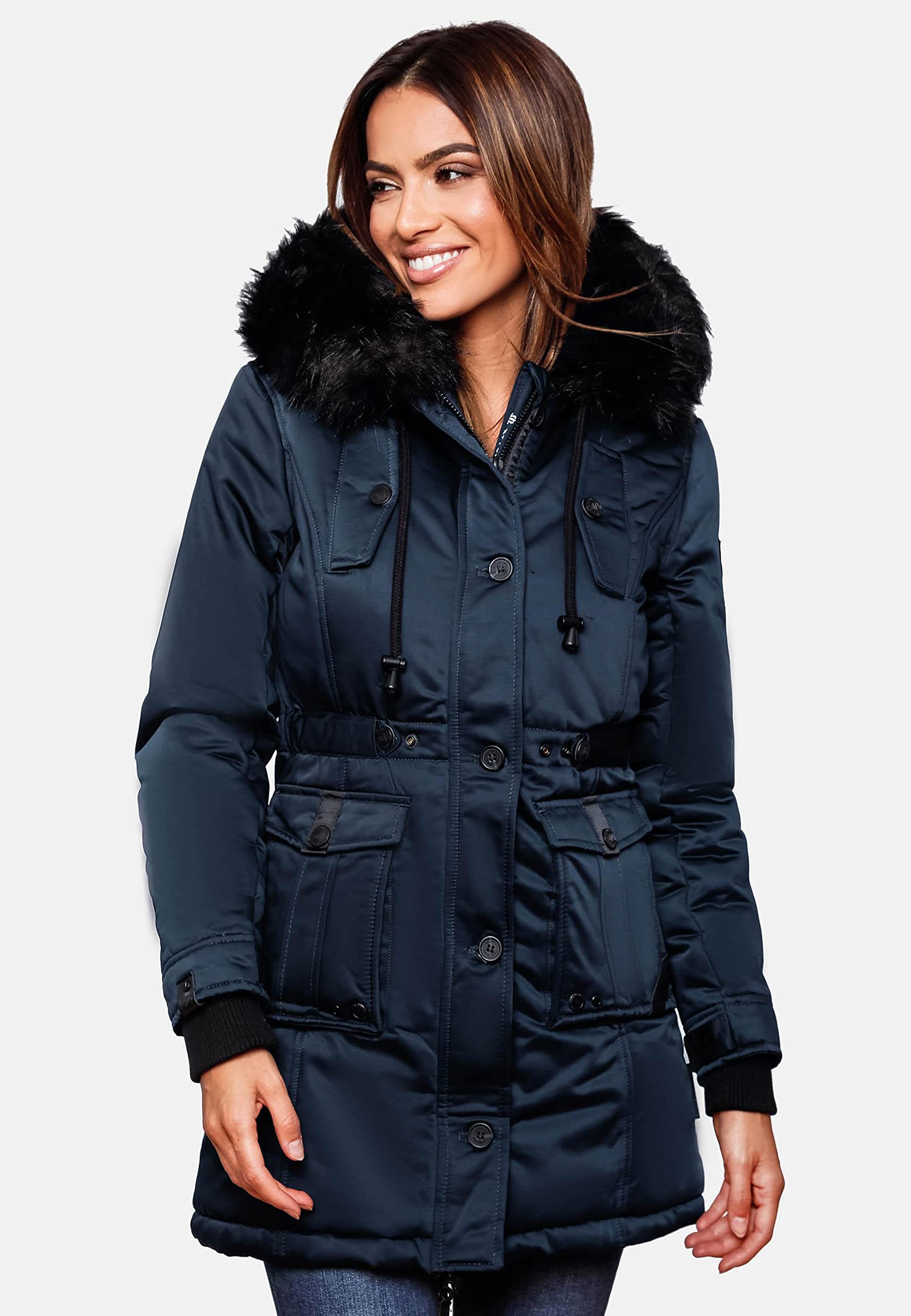 Navahoo Parka cálida de invierno con capucha Luluna Prc XS-XXL