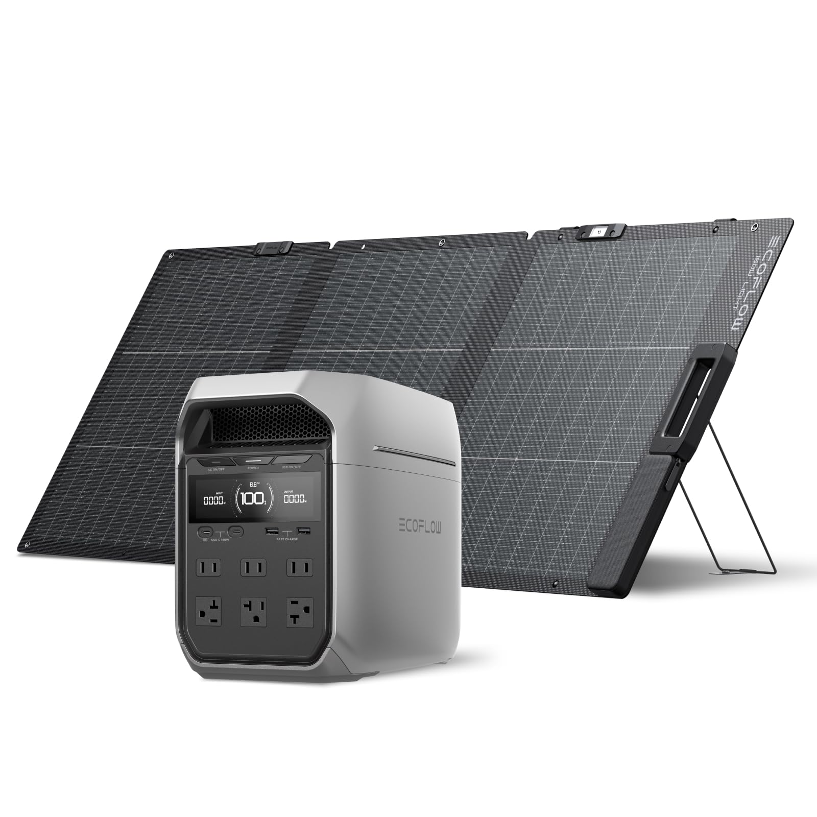 EcoFlow DELTA 3 Plus 1024Wh ポータブル電源 と 16…