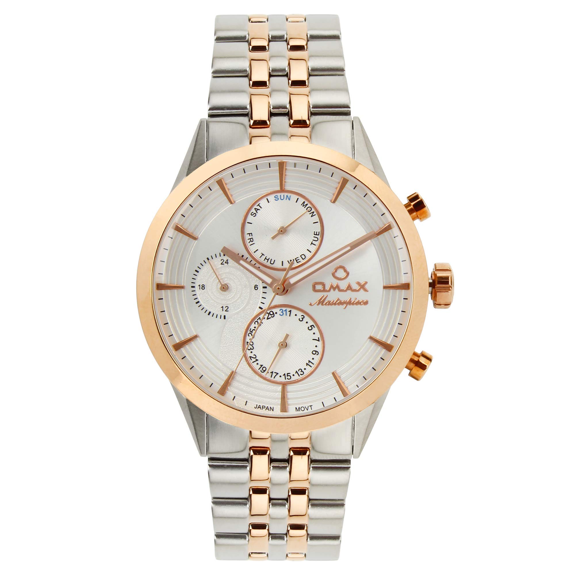 OMAX Analog Multifunction White Dial Men’s Watch - MG11C6CI (B07N1JY3HZ) Amazon Price History, Amazon Price Tracker