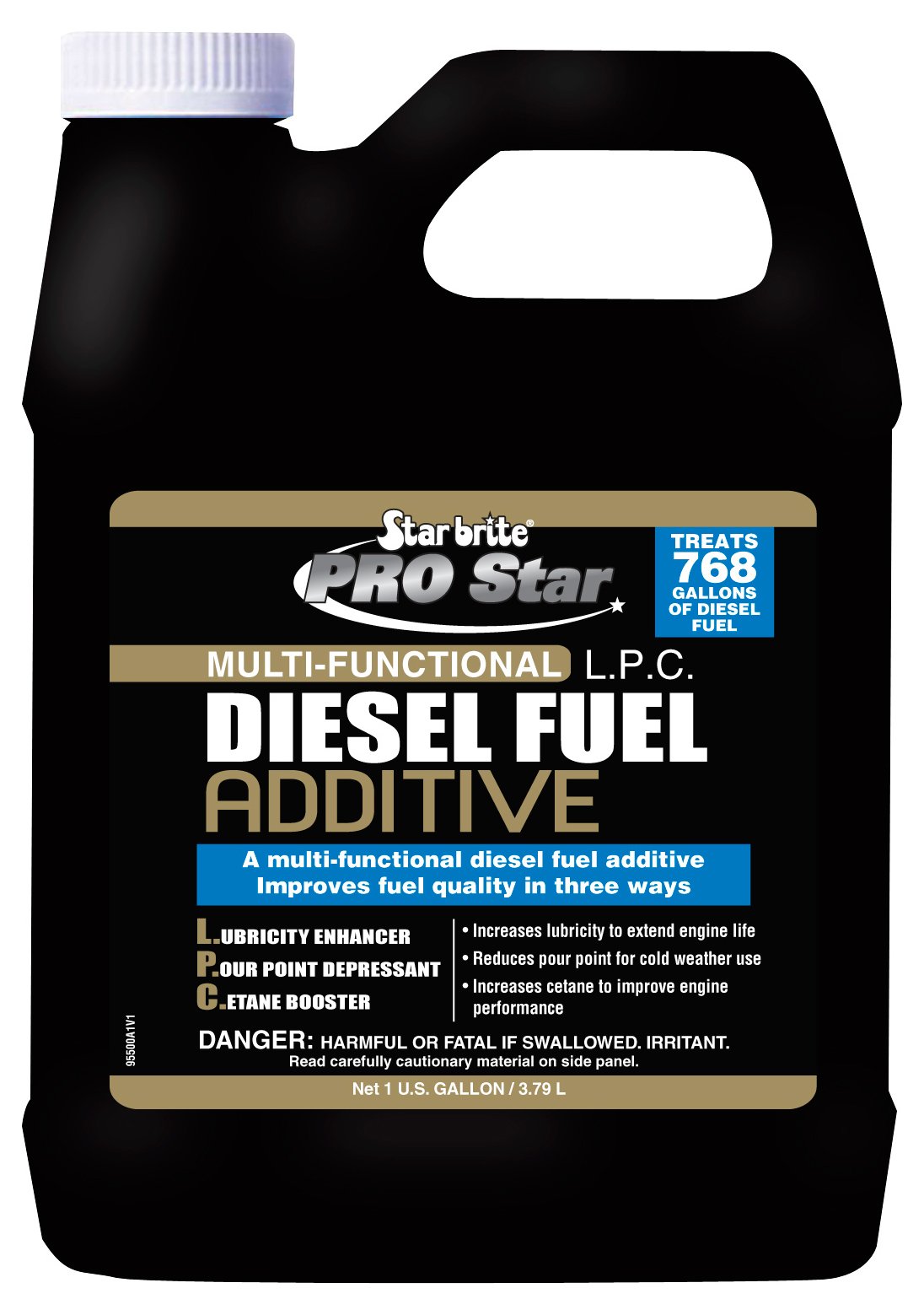 STAR BRITE Pro Star LPC Diesel Fuel Additive - Lubricity + Pour Point + Cetane - 1 GAL (95500)