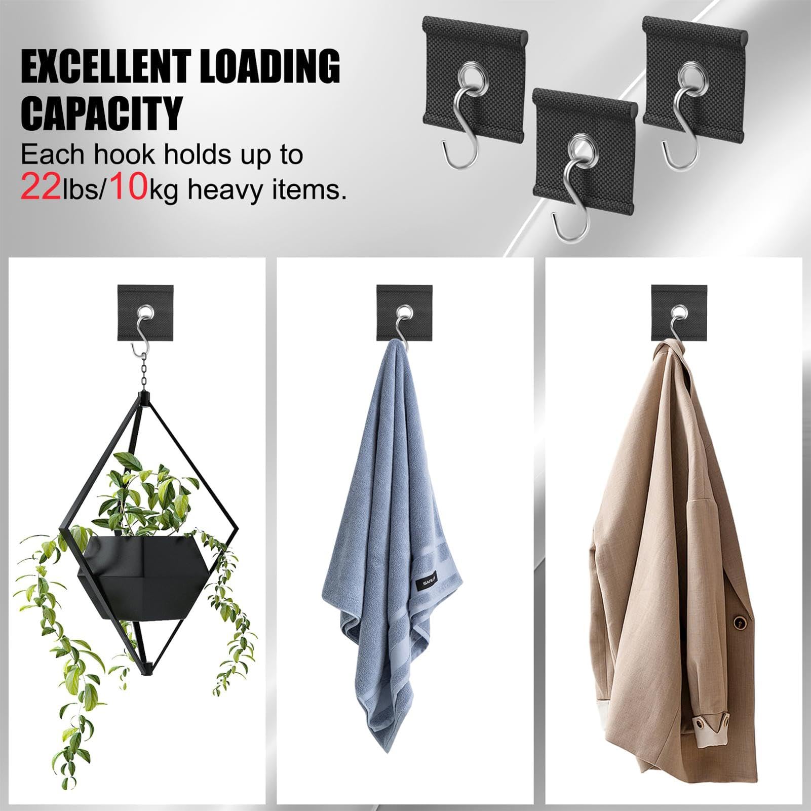 10 Markisenhaken Für Wohnmobile - Abriebfeste Outdoor Haken Bis 10kg