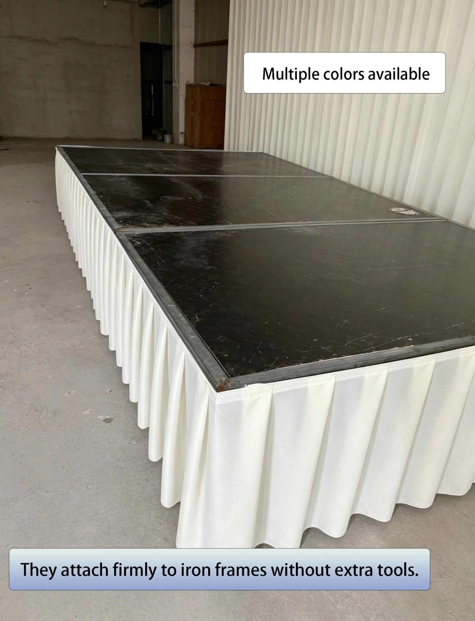 Gonna Palco Magnetica 10 Metri Poliestere per Passerella T