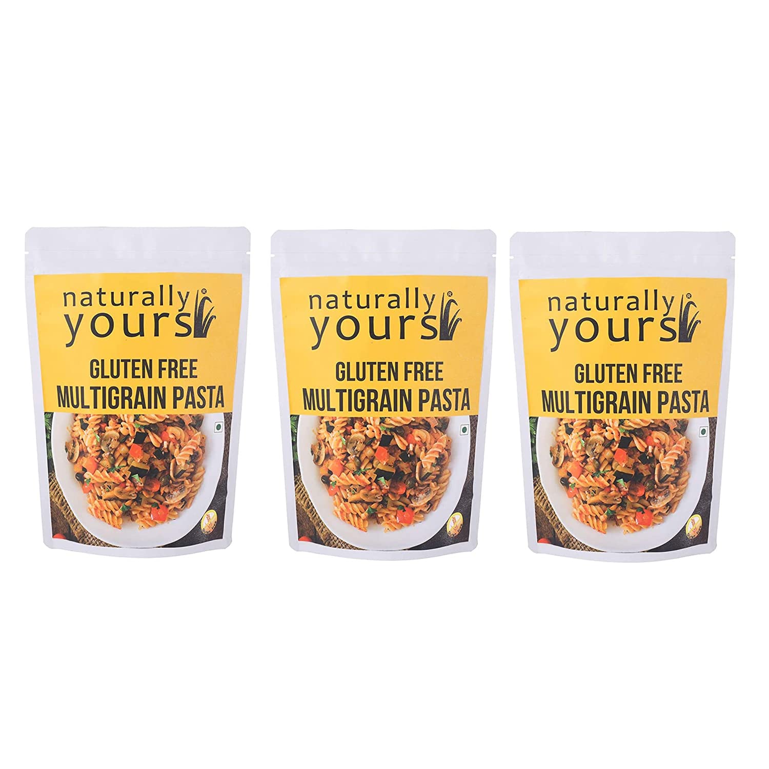 Naturally Yours, Multigrain Pasta, No Maida, Preservative and Gluten Free, Vegan, 200g Each/Net Weight 600g (Pack of 3) (B082PTVX3B) Amazon Price History, Amazon Price Tracker
