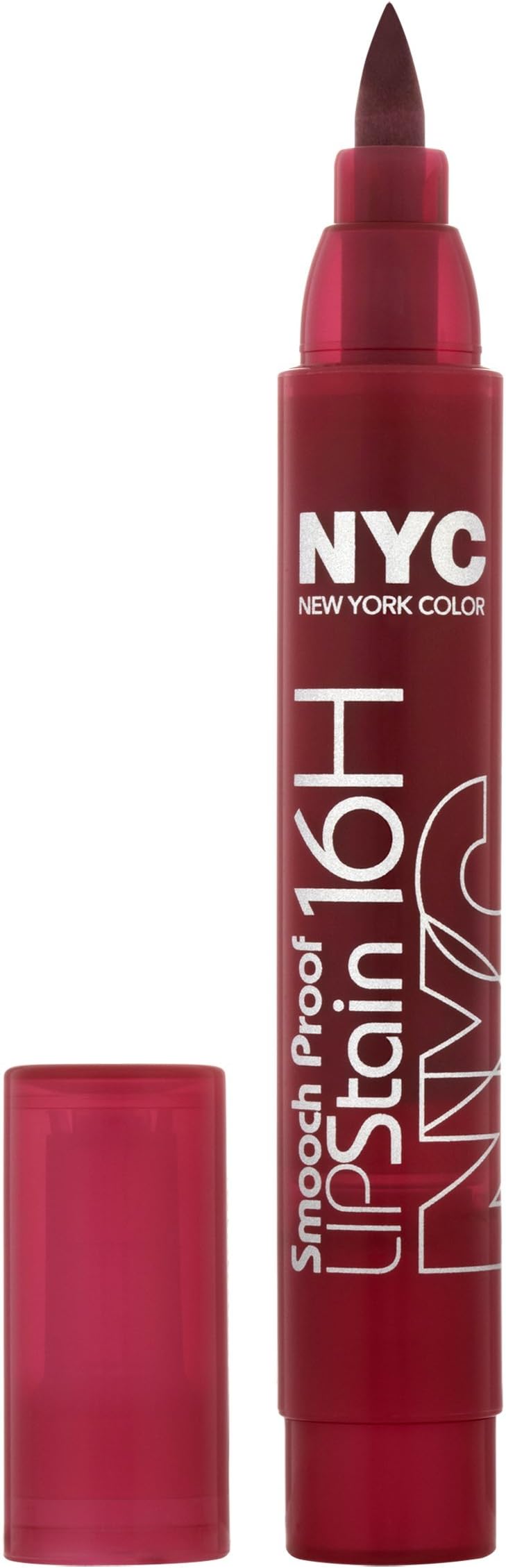 N.Y.C. New York Color Smooch Proof Lip Stain, Berry Long Time, 0.1 Fluid Ounce