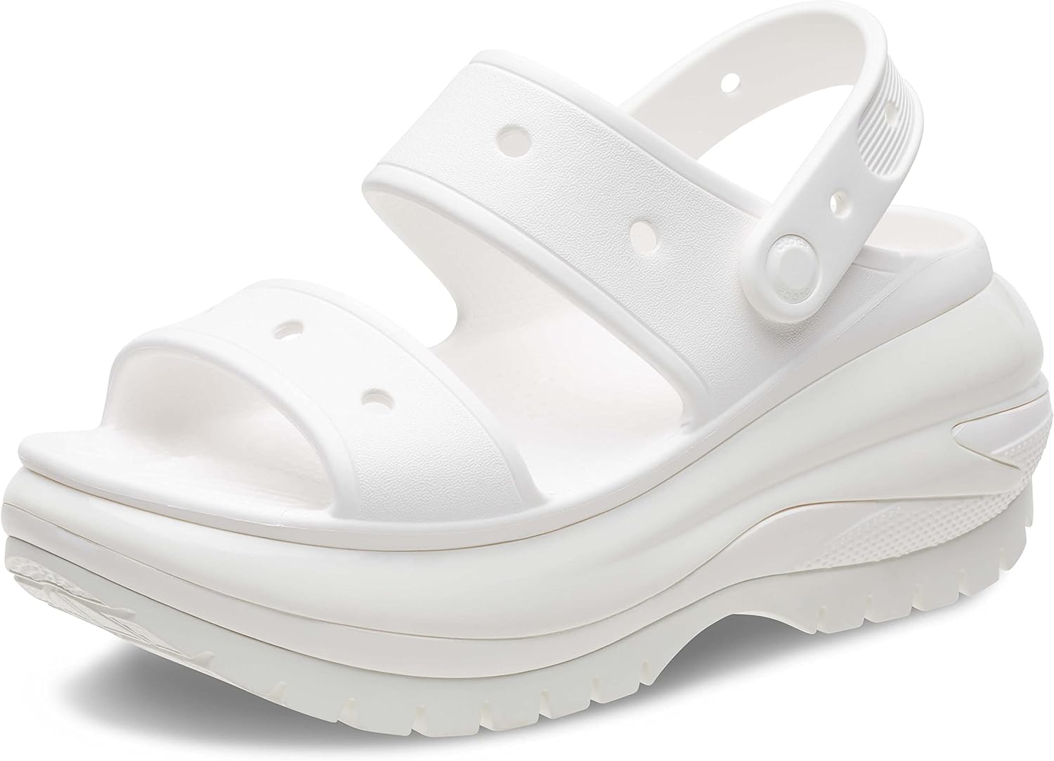 Crocs Unisex-Adult Classic Mega Crush Sandal | Platform Sandals