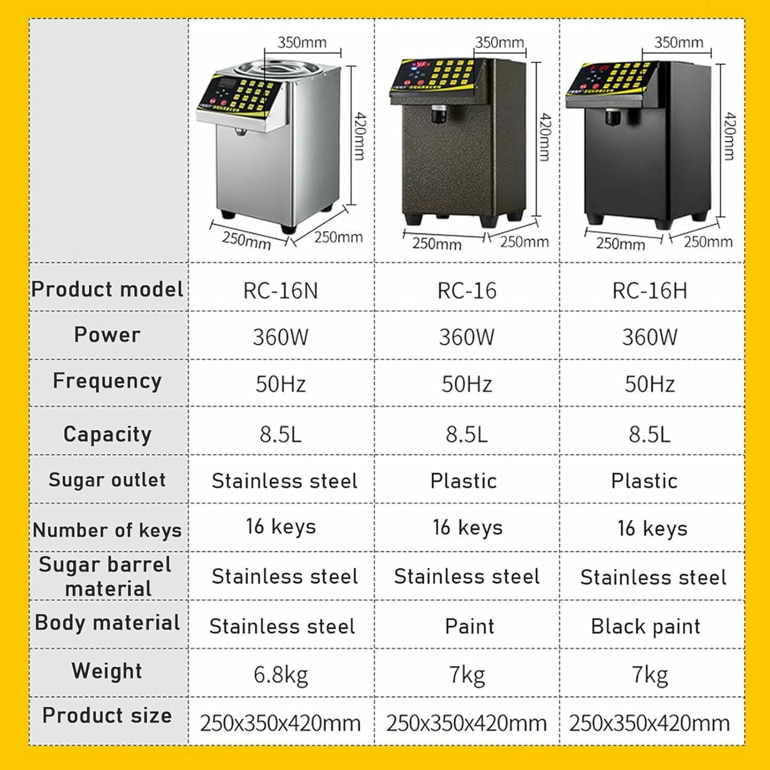 Fruiting Quantitative Machine for Commercial Use, High Capacity Syrup Dispenser of 8.5 L, Updated, Automatic Fructose Dispenser ~/
