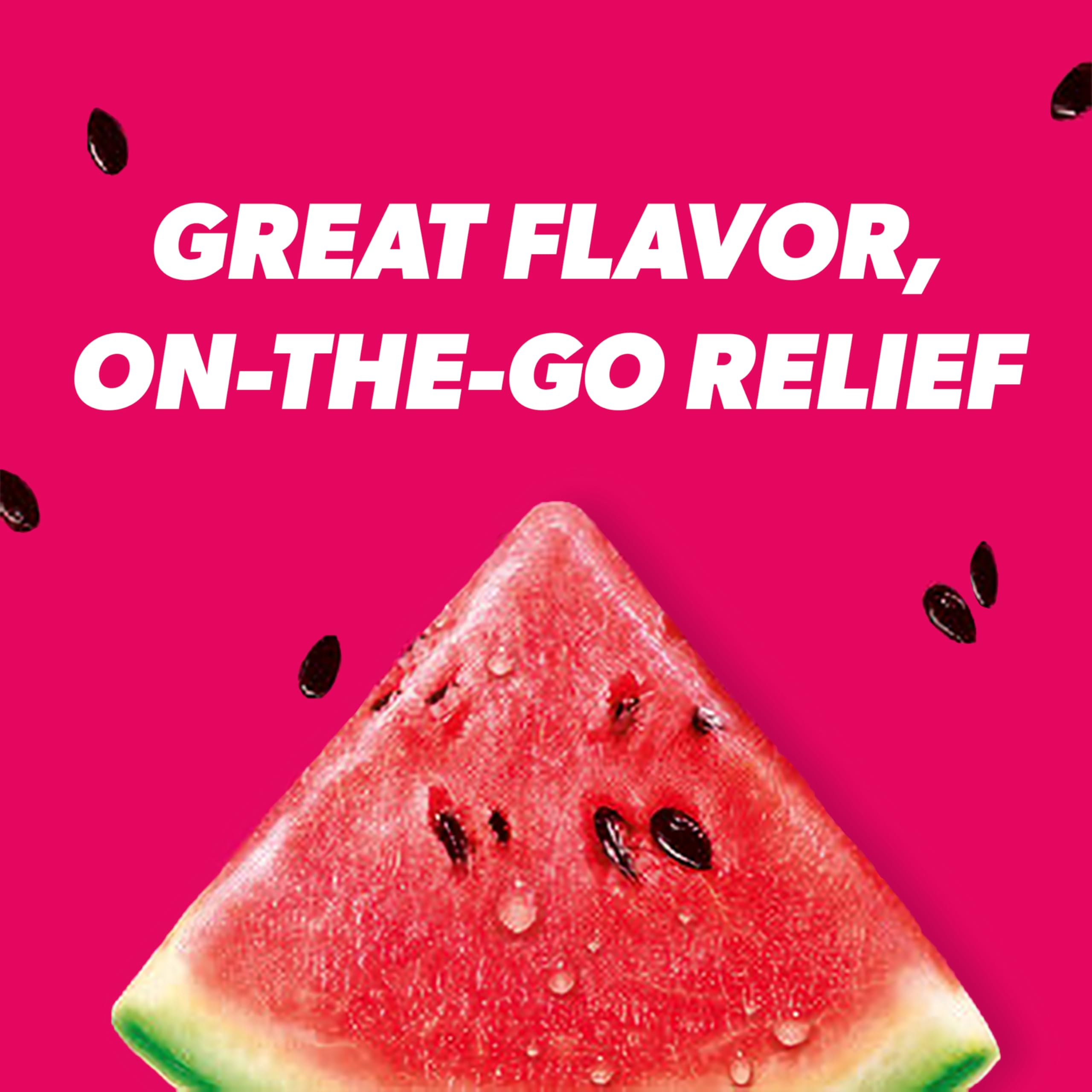 Halls Minis Watermelon Flavor Sugar Free Cough Drops, 48 Drops