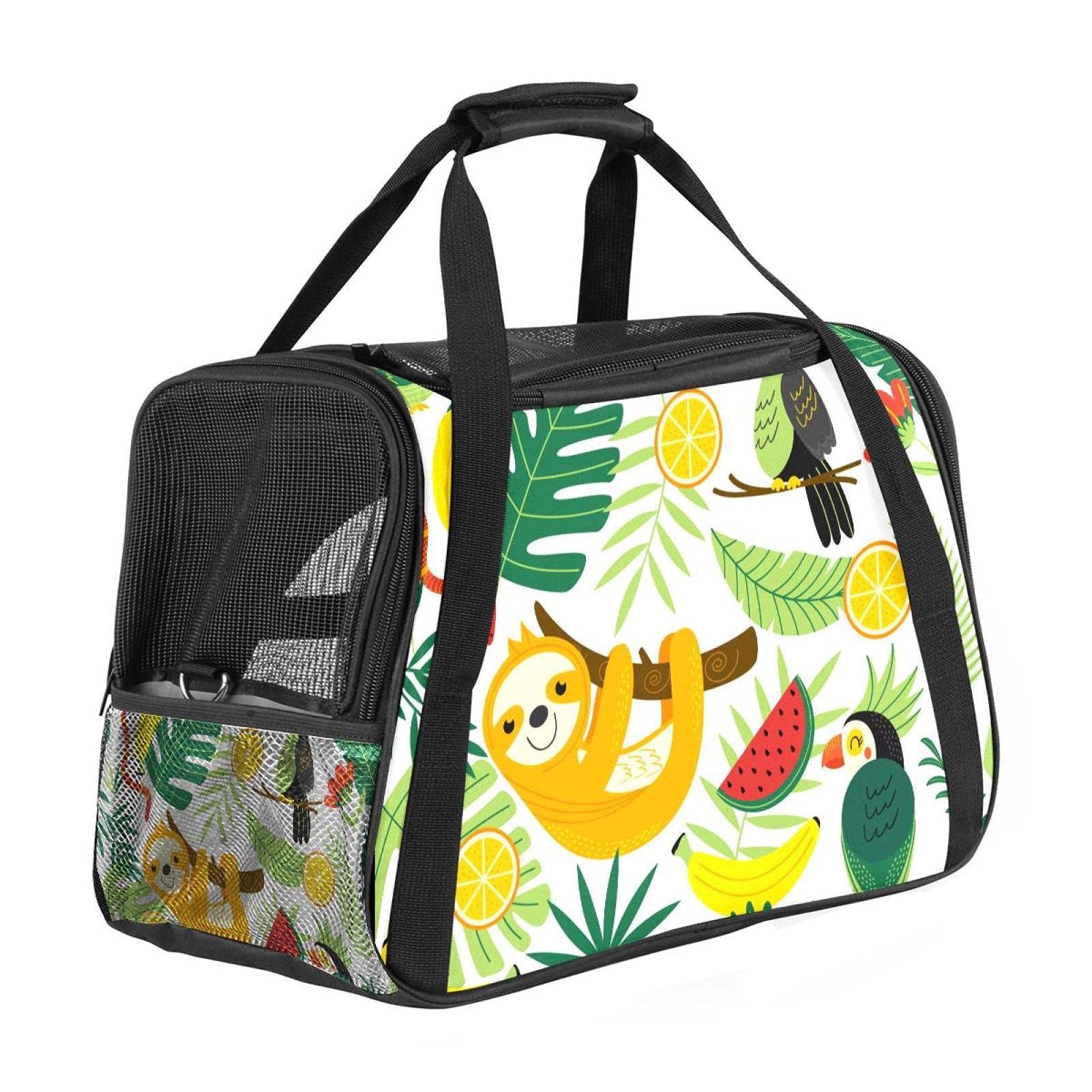 Sac de transport pour chien et chat design oiseaux haute qualité