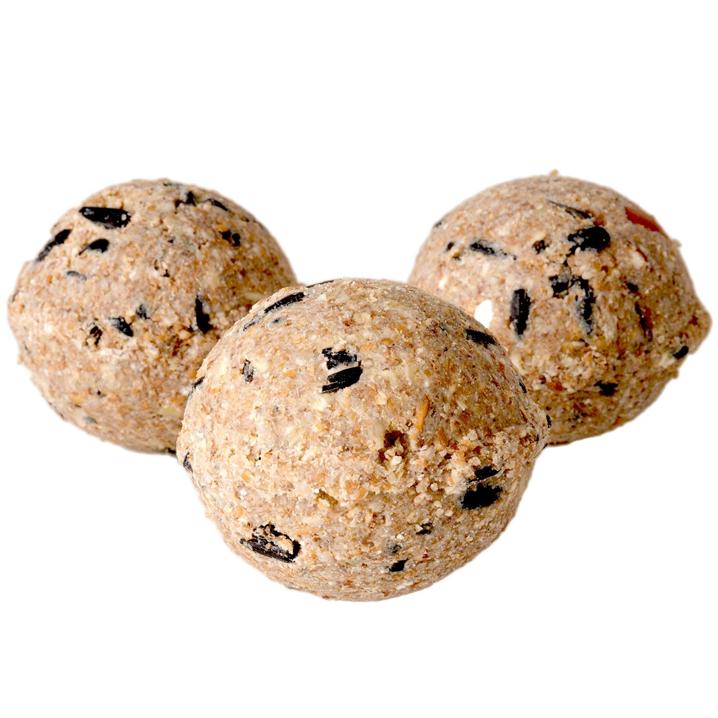 VOSS.garden 100 Stück Premium Meisenknödel, 10kg ohne Netz, Vogelfutter Futterknödel Knödel Wildvogelfutter Ganzjahresknödel Fettfutter, Wildvögel Meisen Rotkehlchen Gartenvögel