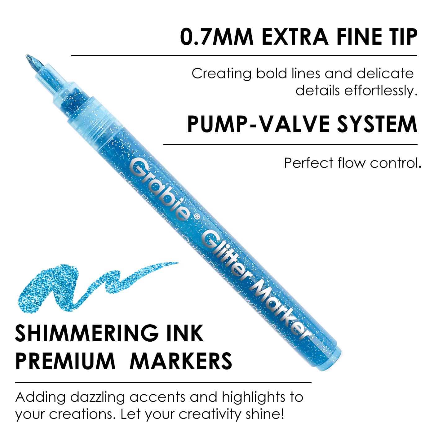 TEMPSA 48 Couleurs Stylo à Paillettes 1mm Pour Encre Dessin Peinture Artisanat École à La Maison - Beaux-Arts Et Loisirs Créatifs