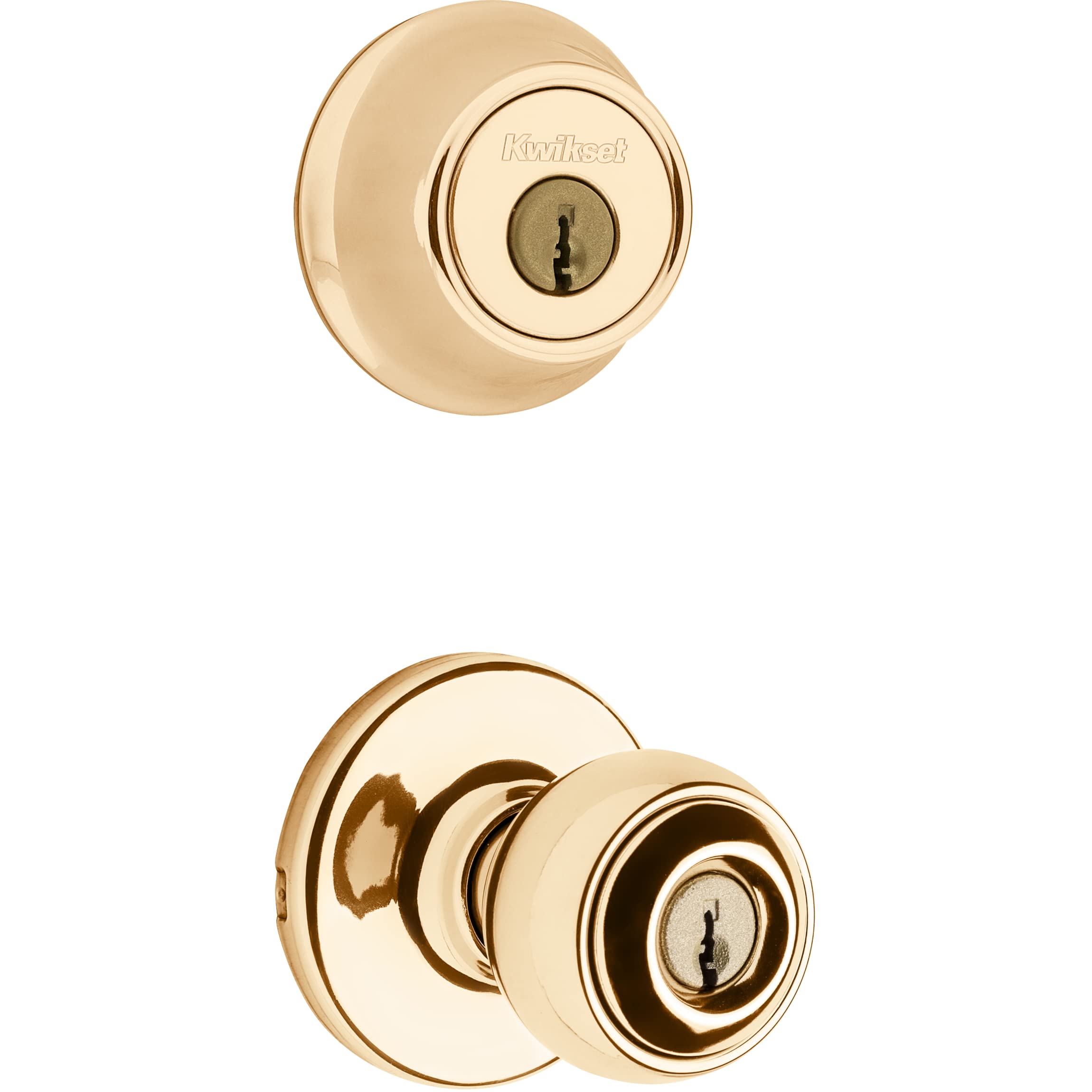 Amazon.com: Kwikset 690 Polo Entry Knob and Single Cylinder