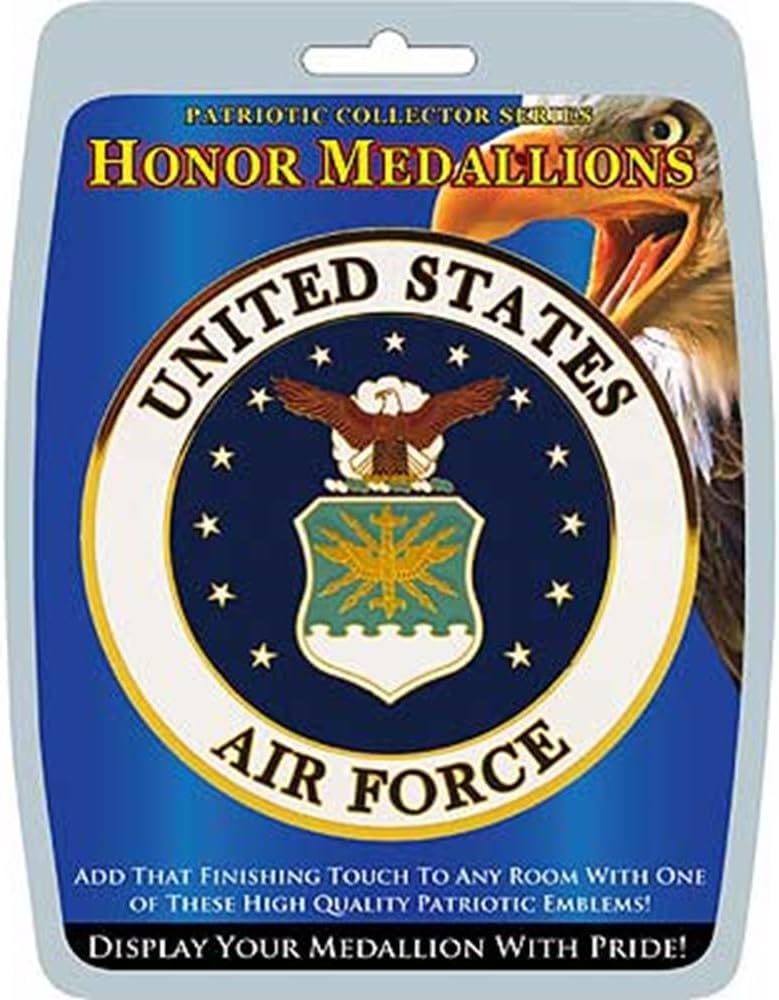EagleEmblems MD1003 Medallion-USAF (4'')