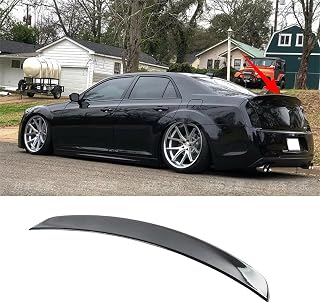 Gloss Black Rear Trunk Lip Spoiler for Chrysler 300 300C 300S 2011-2023 - ABS Duckbill Wing Easy Install