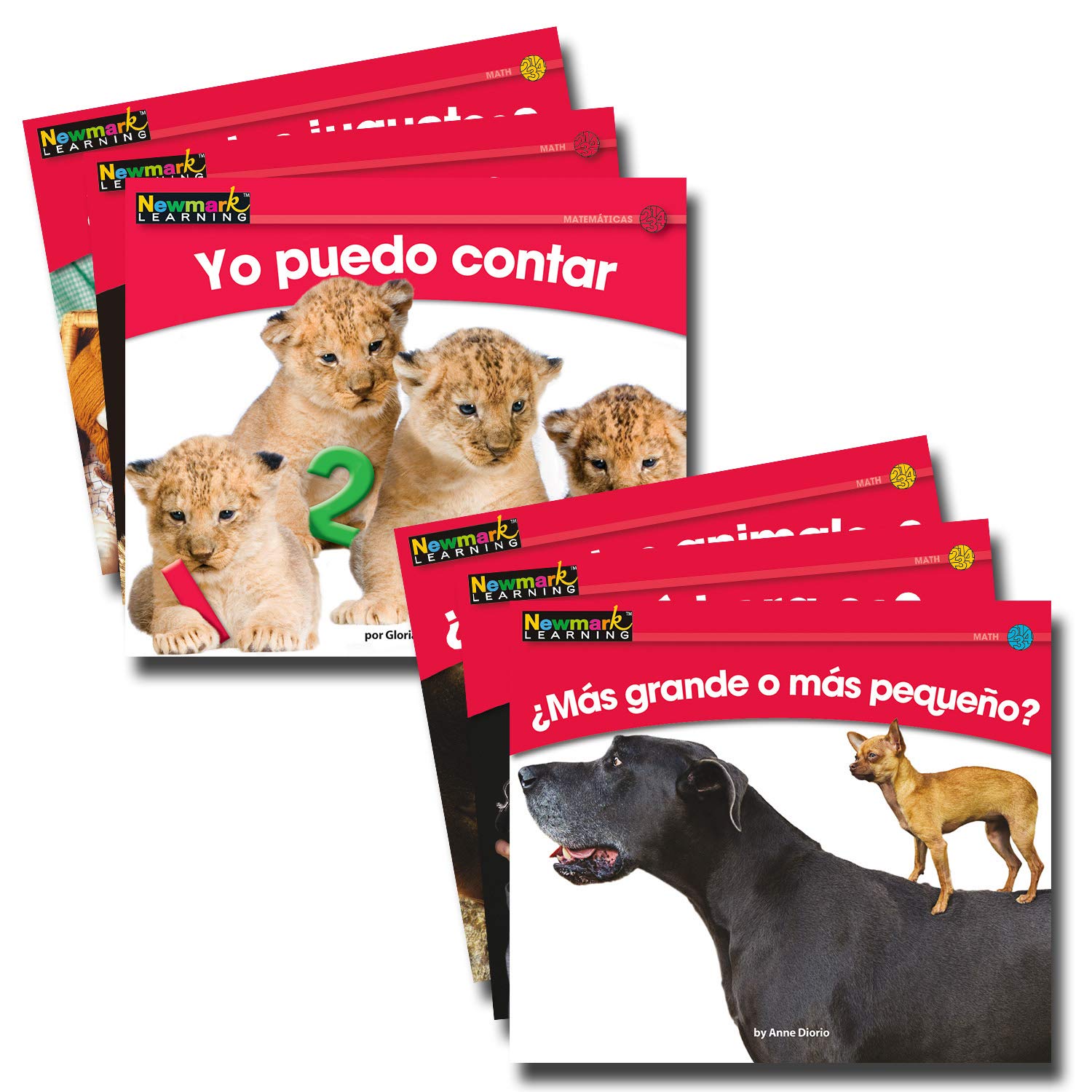 SPANISH Rising Readers Math Single-Copy Set Volume 1 (1 copy of 12 titles)