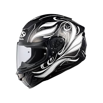 OGK KABUTO フルフェイスヘルメット ブラック OGK KABUTO RYUKI (リュウキ) フルフェイスヘルメット [フラット