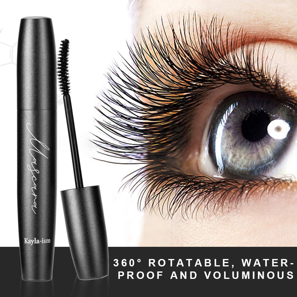 Amazon.com : Kayla-Ism Mascara Black | 4D Silk Fiber Eyelash Mascara | 360°  Rotatable, Waterproof & Voluminous | Long-lasting Color | Volume Long Lash  Mascara : Beauty & Personal Care