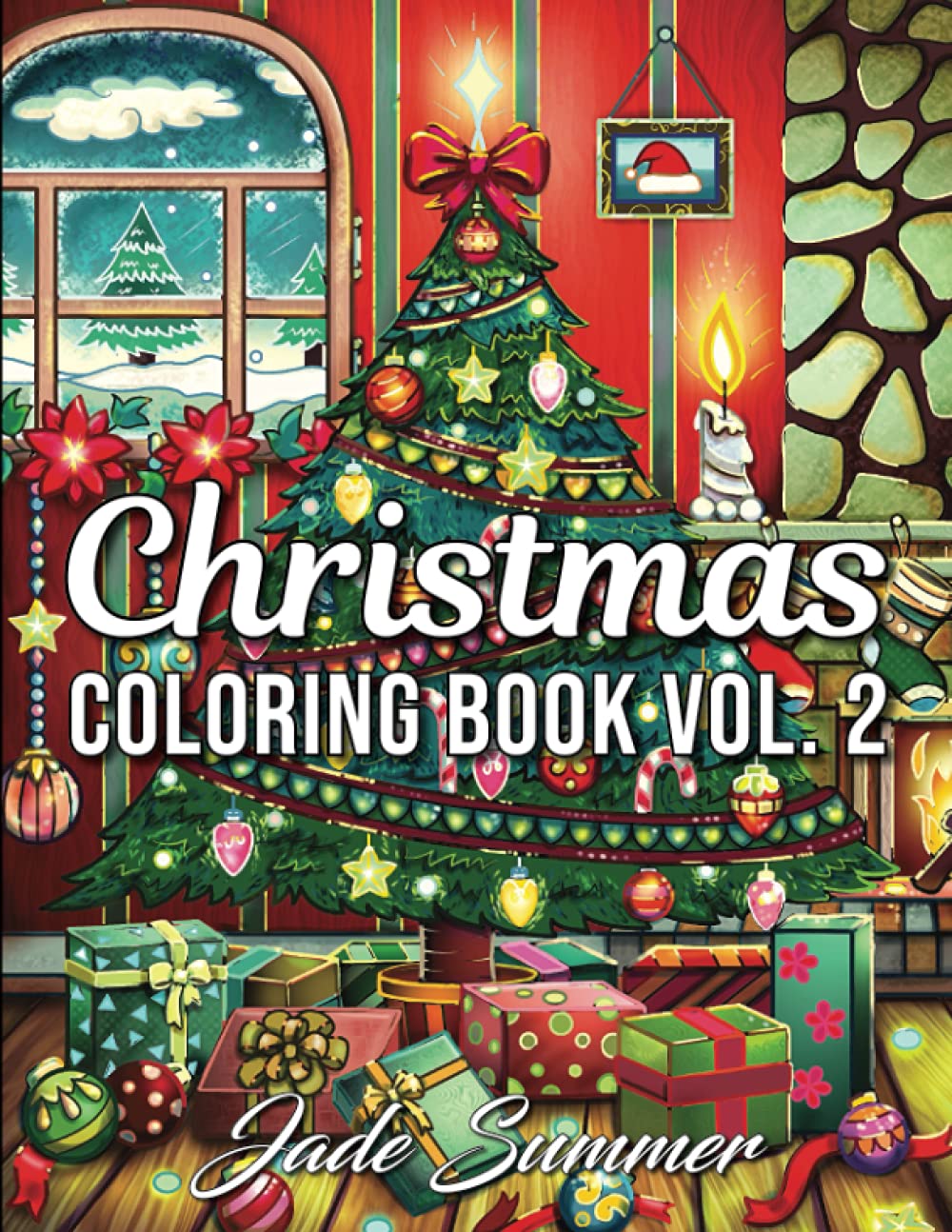 Christmas Coloring Book: An Adult Coloring Book with Fun, Easy, and Relaxing Designs (Volume 2)