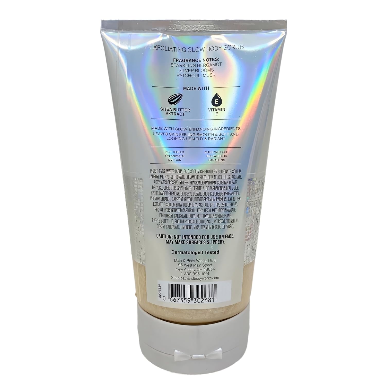 Bath & Body Works Platinum 4 Piece Set - Fragrance Mist, Body Scrub, Body Wash and Body Lotion - with a Charcoal Scrub Bar Soap - Full Size - Image 3