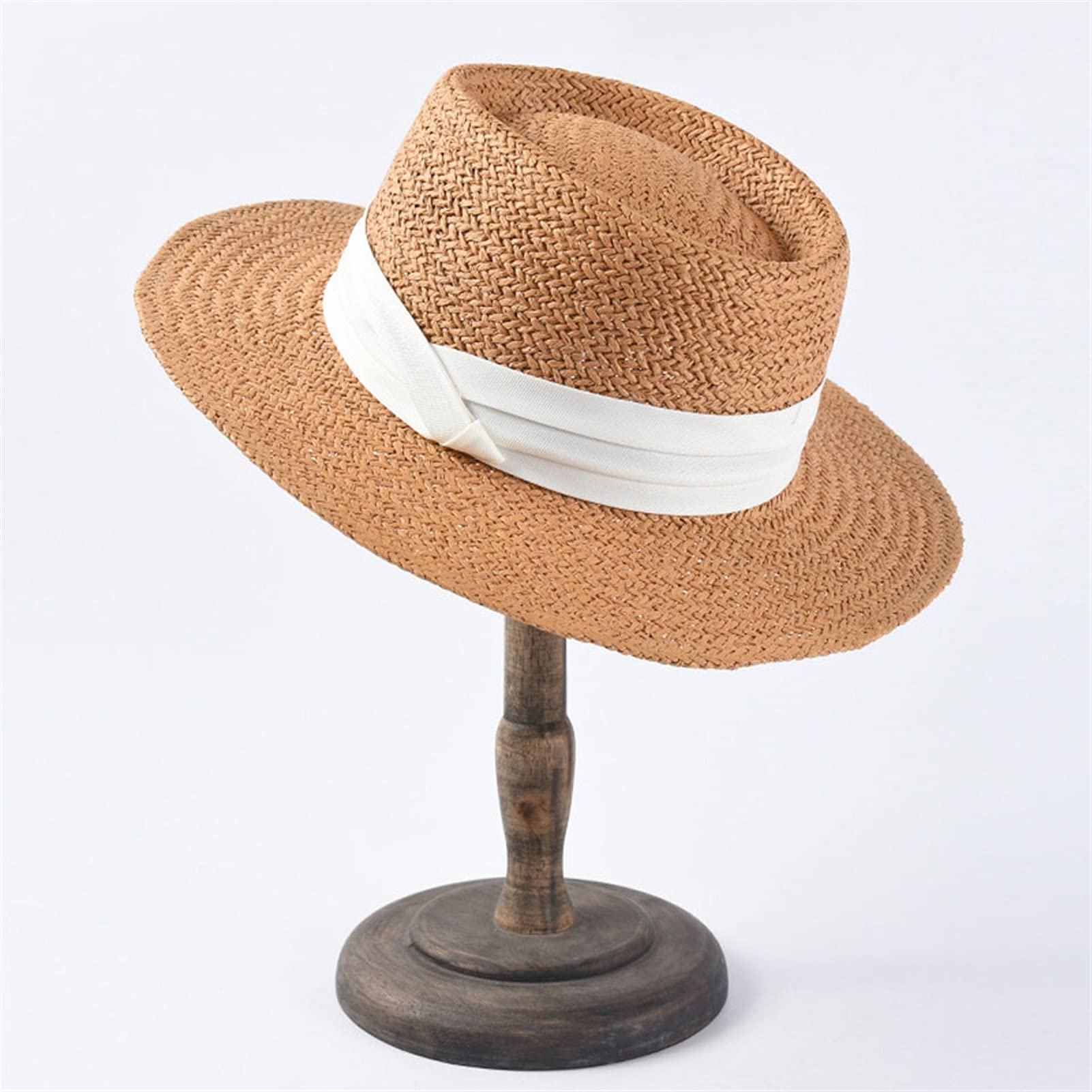 Niña Sombrero de Sol Sombrero de la Playa de la Playa para Las Mujeres de Verano Holiday Cap Fashion Concave Flat Top PROTECTER Protector Protector Hats Hats Cap Verano Sombrero