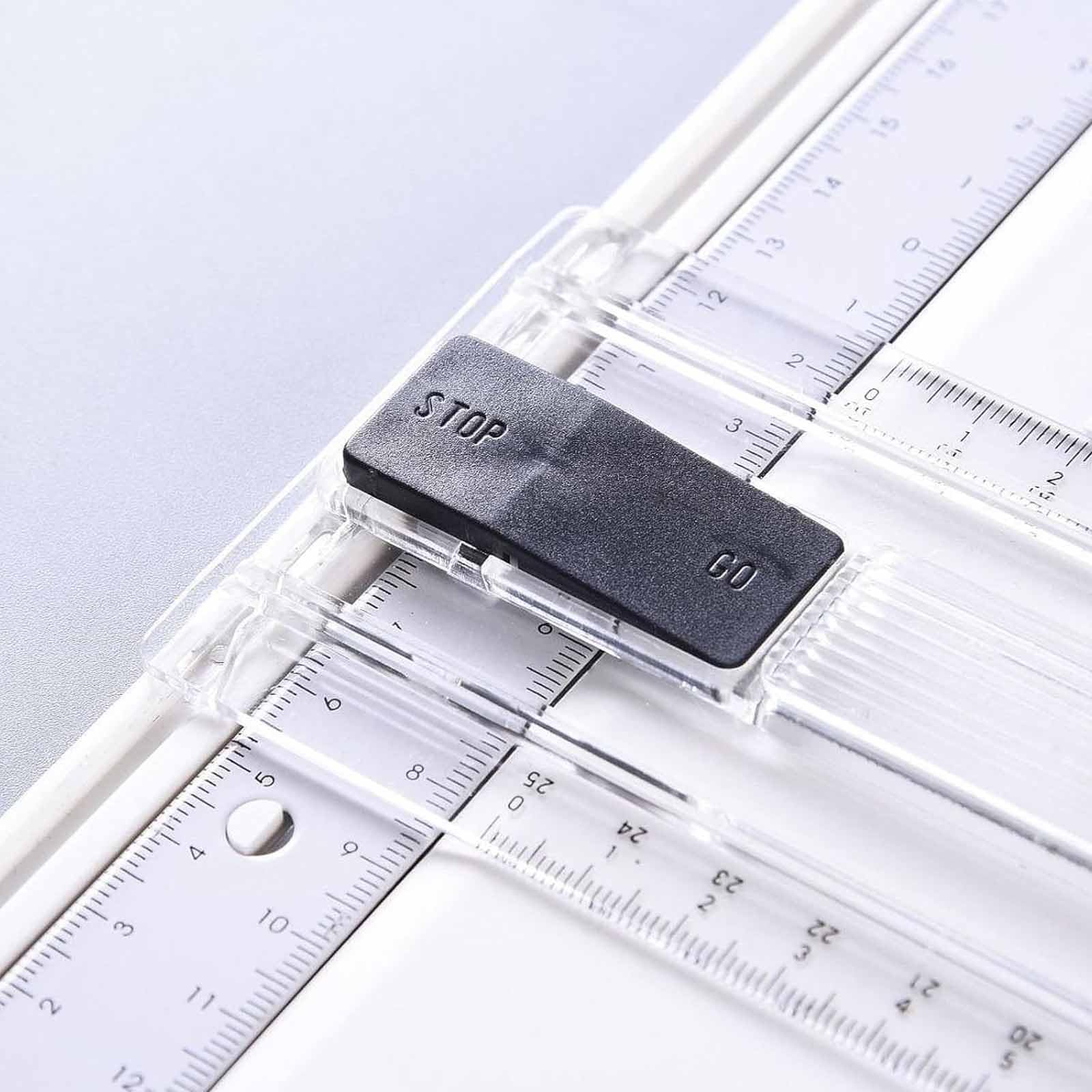 MObyat Set da Disegno A3, Tavolo da Disegno Metrico Multifunzione con Righello Trasparente, Movimento Parallelo E Angolazione Regolabile, Accessori Completi, per Studenti, Ingegneri E Architetti.