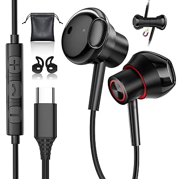 Amazon.co.jp: 【2024新登場】タイプc イヤホン iPhone 16 有線