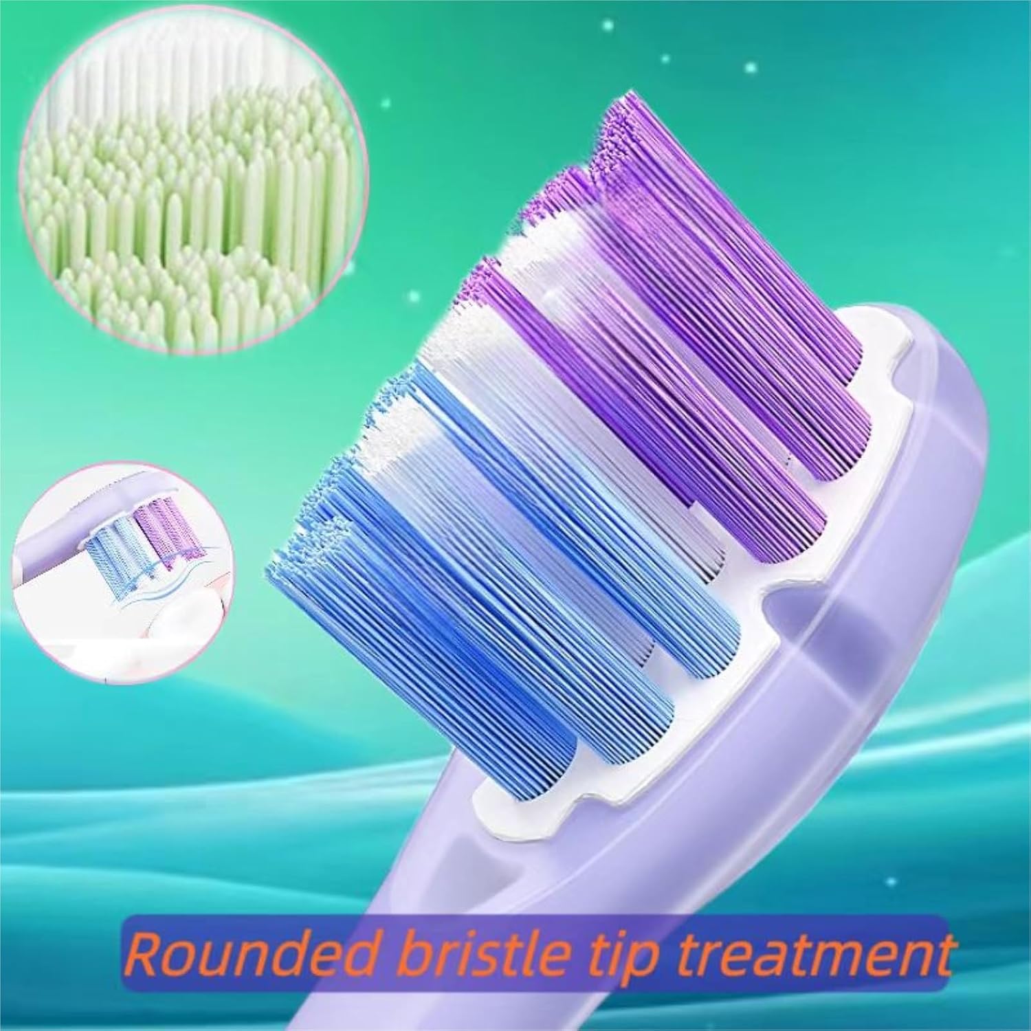 Electric Toothbrush Replacement Brush Head (10pcs). Compatible for Philips HX6312 HX6340 HX3211 HX3281 HX3110 HX3120 HX682p HX685t HX4300 HX5100